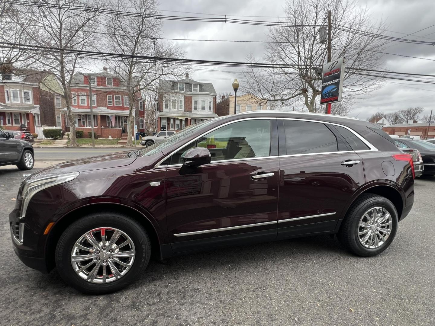 2017 Burgundy /Tan Leather Cadillac XT5 Base (1GYKNARS7HZ) with an 3.6L V6 DOHC 24V engine, 8A transmission, located at 1018 Brunswick Ave, Trenton, NJ, 08638, (609) 989-0900, 40.240086, -74.748085 - Photo#10
