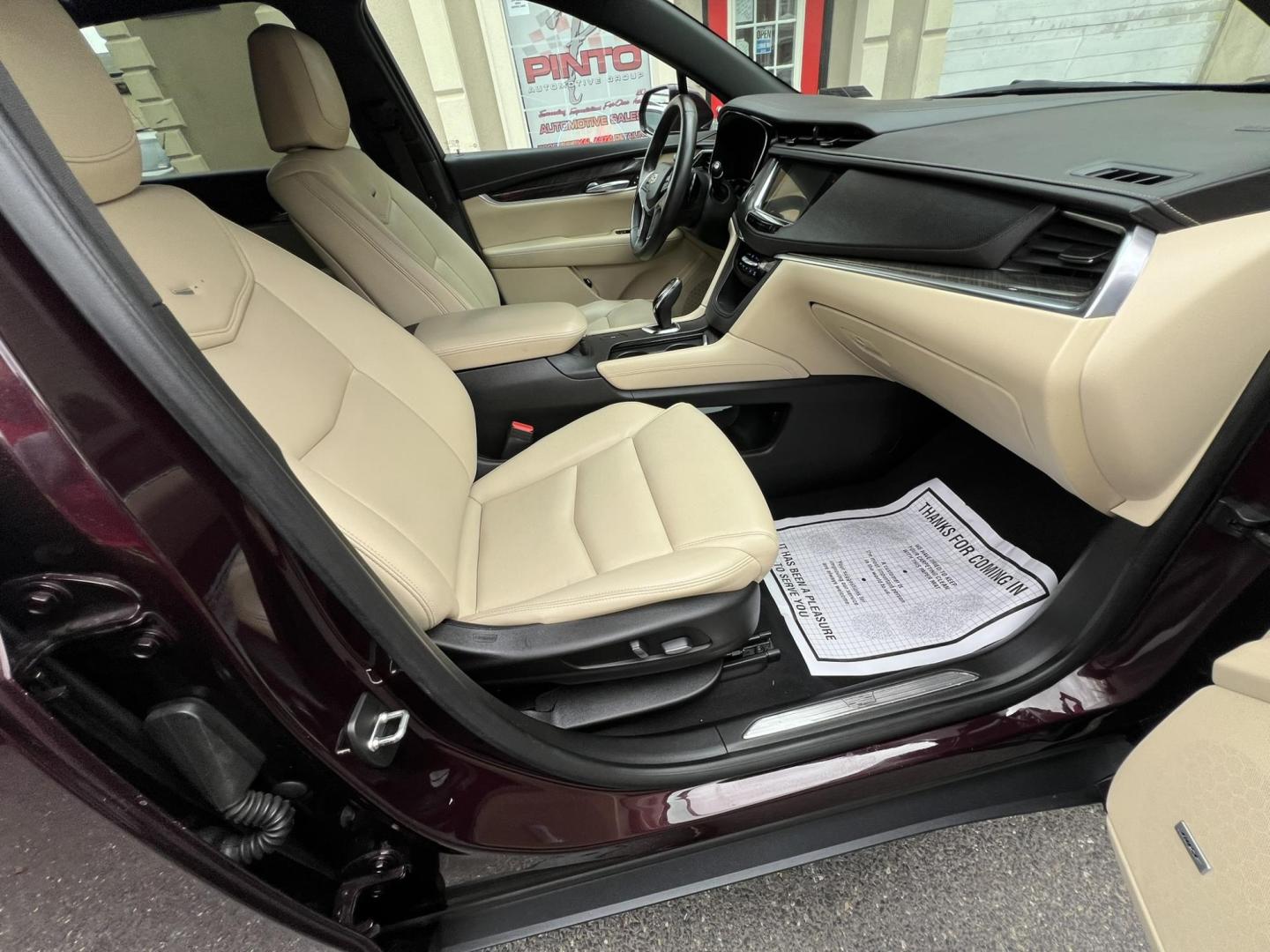 2017 Burgundy /Tan Leather Cadillac XT5 Base (1GYKNARS7HZ) with an 3.6L V6 DOHC 24V engine, 8A transmission, located at 1018 Brunswick Ave, Trenton, NJ, 08638, (609) 989-0900, 40.240086, -74.748085 - Photo#25