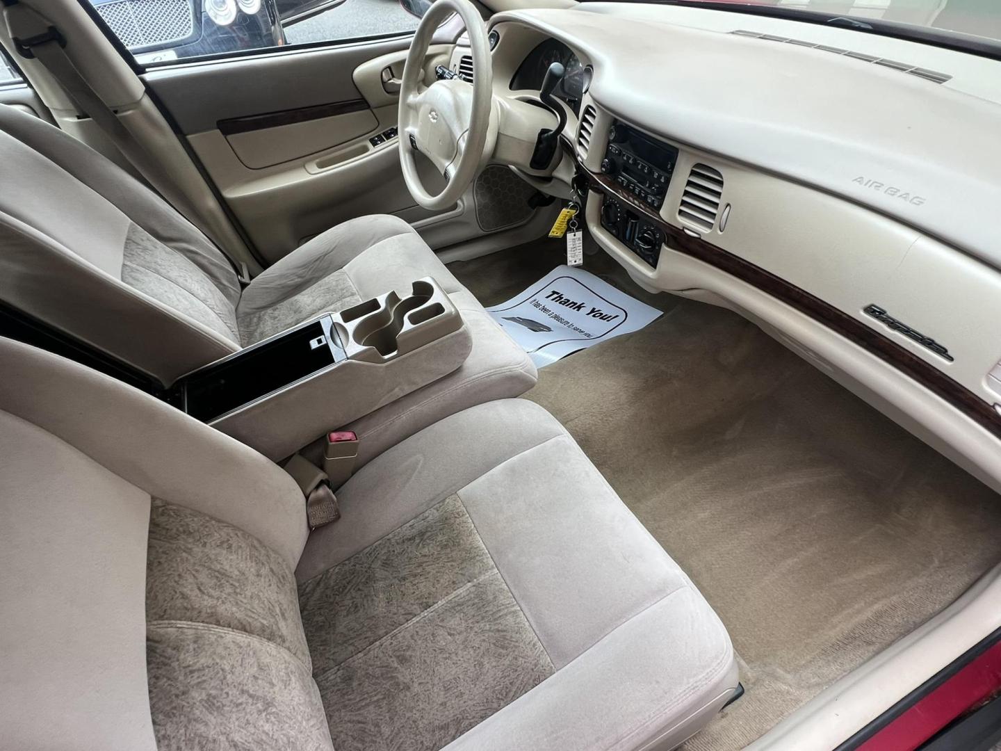 2005 Red /Gray Chevrolet Impala Base (2G1WF55E659) with an 3.4L V6 OHV 12V engine, 4-Speed Automatic Overdrive transmission, located at 1018 Brunswick Ave, Trenton, NJ, 08638, (609) 989-0900, 40.240086, -74.748085 - Great vehicle for the money! Just serviced up, runs great! Good inspection call Anthony at 609-273-5100 - Photo#11