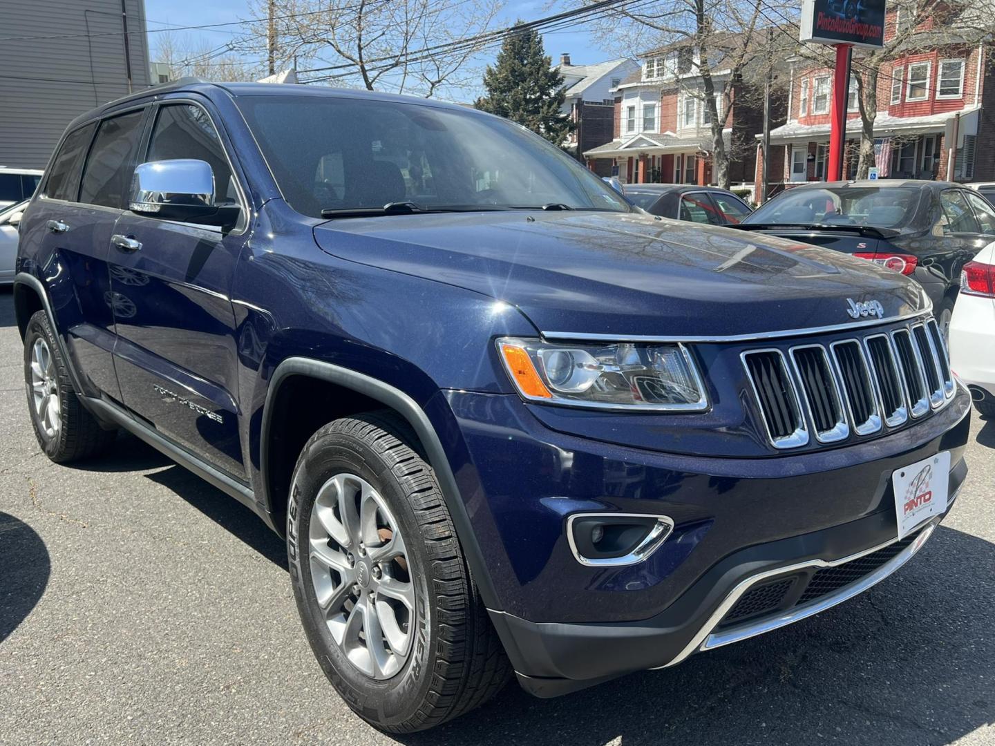 2015 Blue /Black Leather Jeep Grand Cherokee Limited 4WD (1C4RJFBG2FC) with an 3.6L V6 DOHC 24V engine, 8-Speed Automatic transmission, located at 1018 Brunswick Ave, Trenton, NJ, 08638, (609) 989-0900, 40.240086, -74.748085 - Photo#2