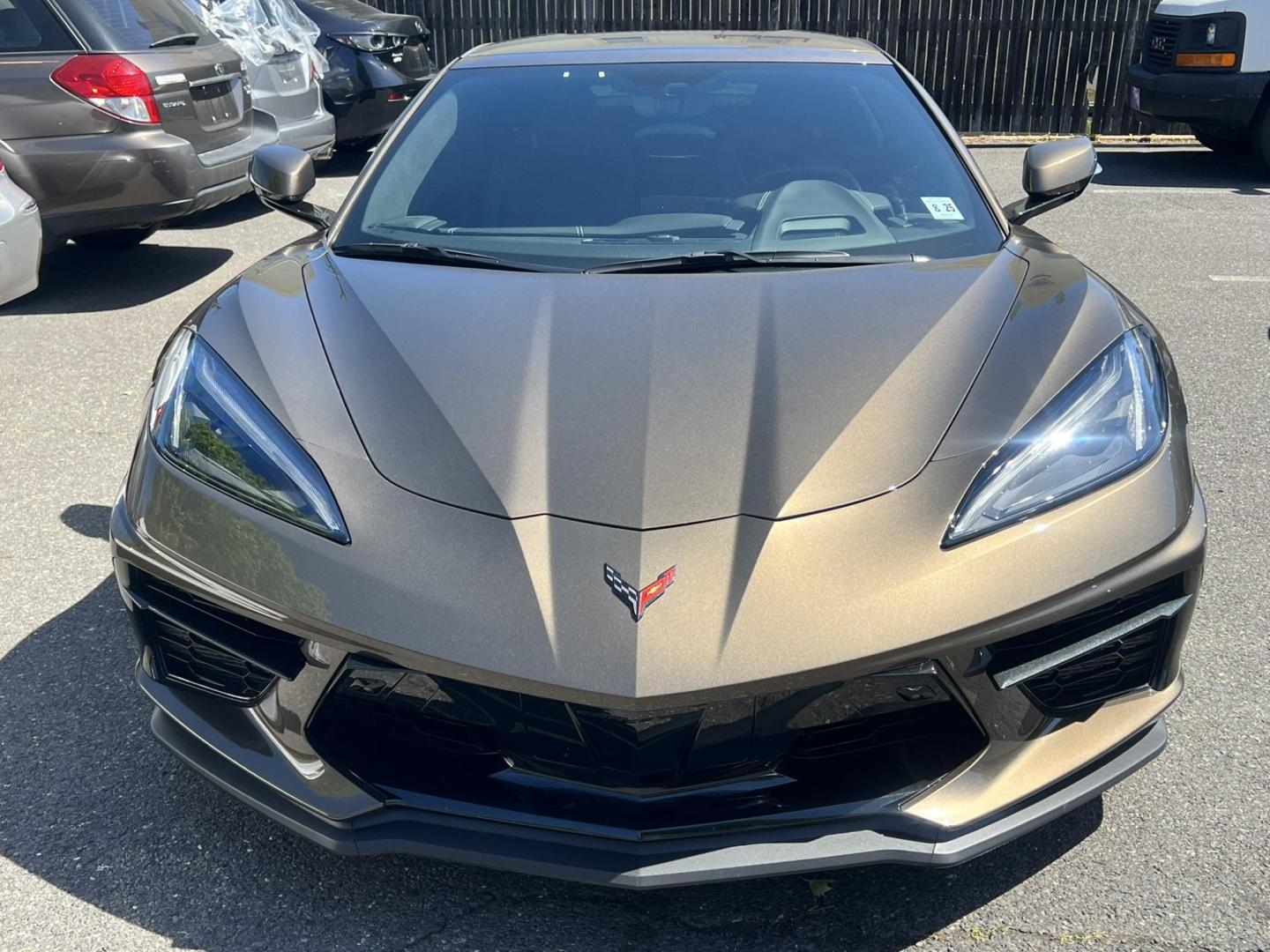 2020 GRAY /Black Leather Chevrolet Corvette Stingray 3LT Convertible (1G1Y83D44L5) with an 6.2L V8 engine, 8A transmission, located at 1018 Brunswick Ave, Trenton, NJ, 08638, (609) 989-0900, 40.240086, -74.748085 - Photo#6