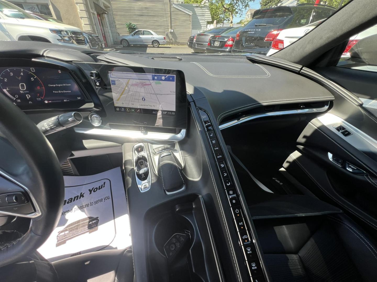 2020 GRAY /Black Leather Chevrolet Corvette Stingray 3LT Convertible (1G1Y83D44L5) with an 6.2L V8 engine, 8A transmission, located at 1018 Brunswick Ave, Trenton, NJ, 08638, (609) 989-0900, 40.240086, -74.748085 - Photo#21
