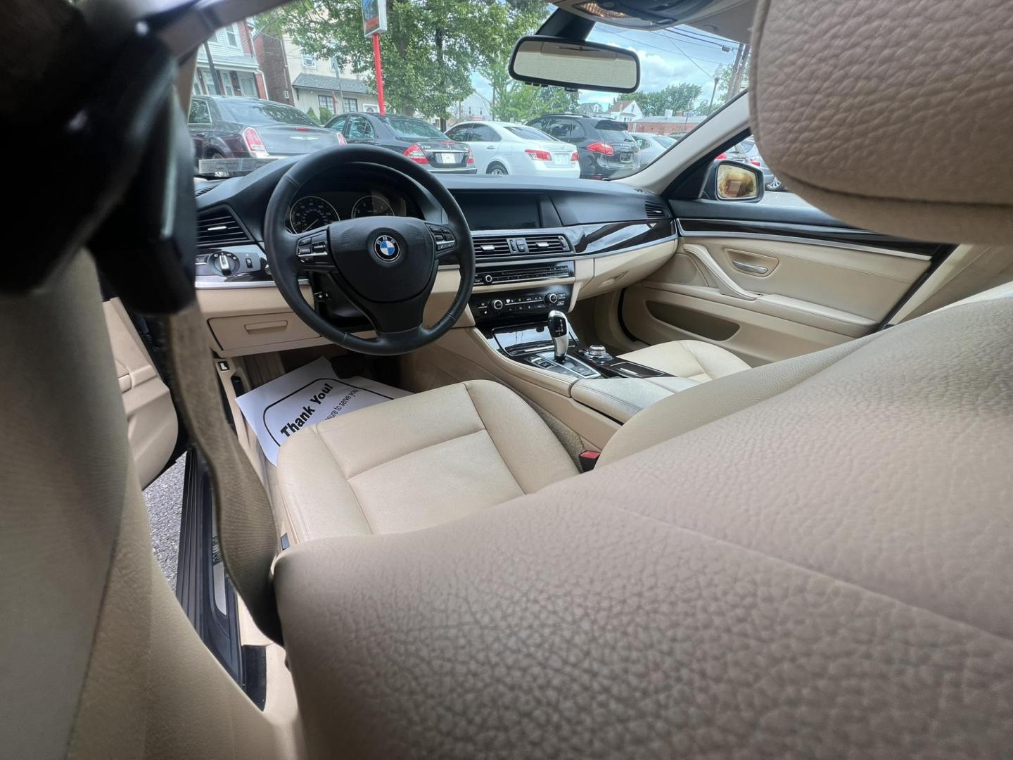 2012 GRAY /Tan Leather BMW 5-Series 528i xDrive (WBAXH5C58CD) with an 2.0L L4 DOHC 16V TURBO engine, 8-Speed Automatic transmission, located at 1018 Brunswick Ave, Trenton, NJ, 08638, (609) 989-0900, 40.240086, -74.748085 - Photo#16