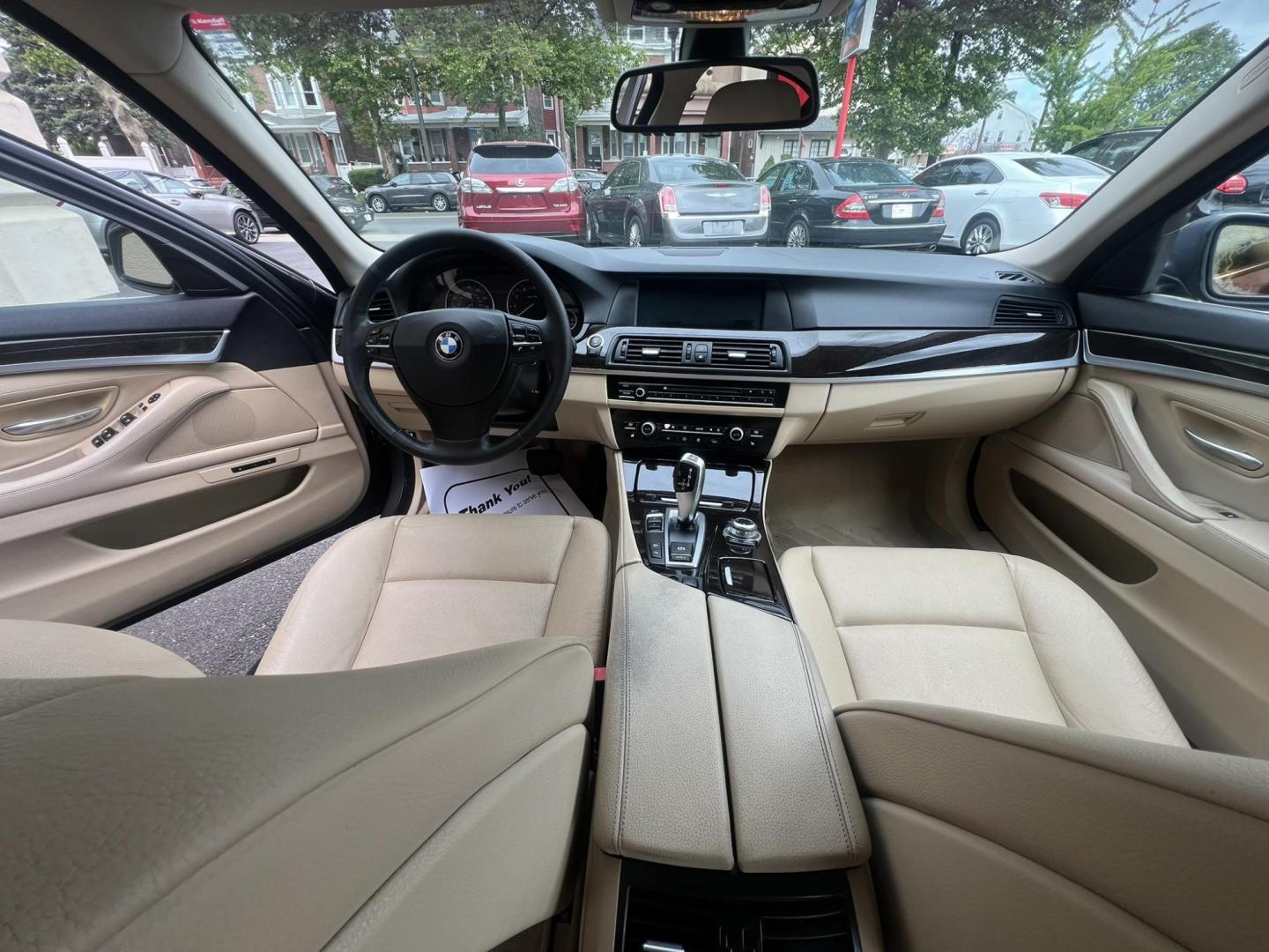 2012 GRAY /Tan Leather BMW 5-Series 528i xDrive (WBAXH5C58CD) with an 2.0L L4 DOHC 16V TURBO engine, 8-Speed Automatic transmission, located at 1018 Brunswick Ave, Trenton, NJ, 08638, (609) 989-0900, 40.240086, -74.748085 - Photo#17