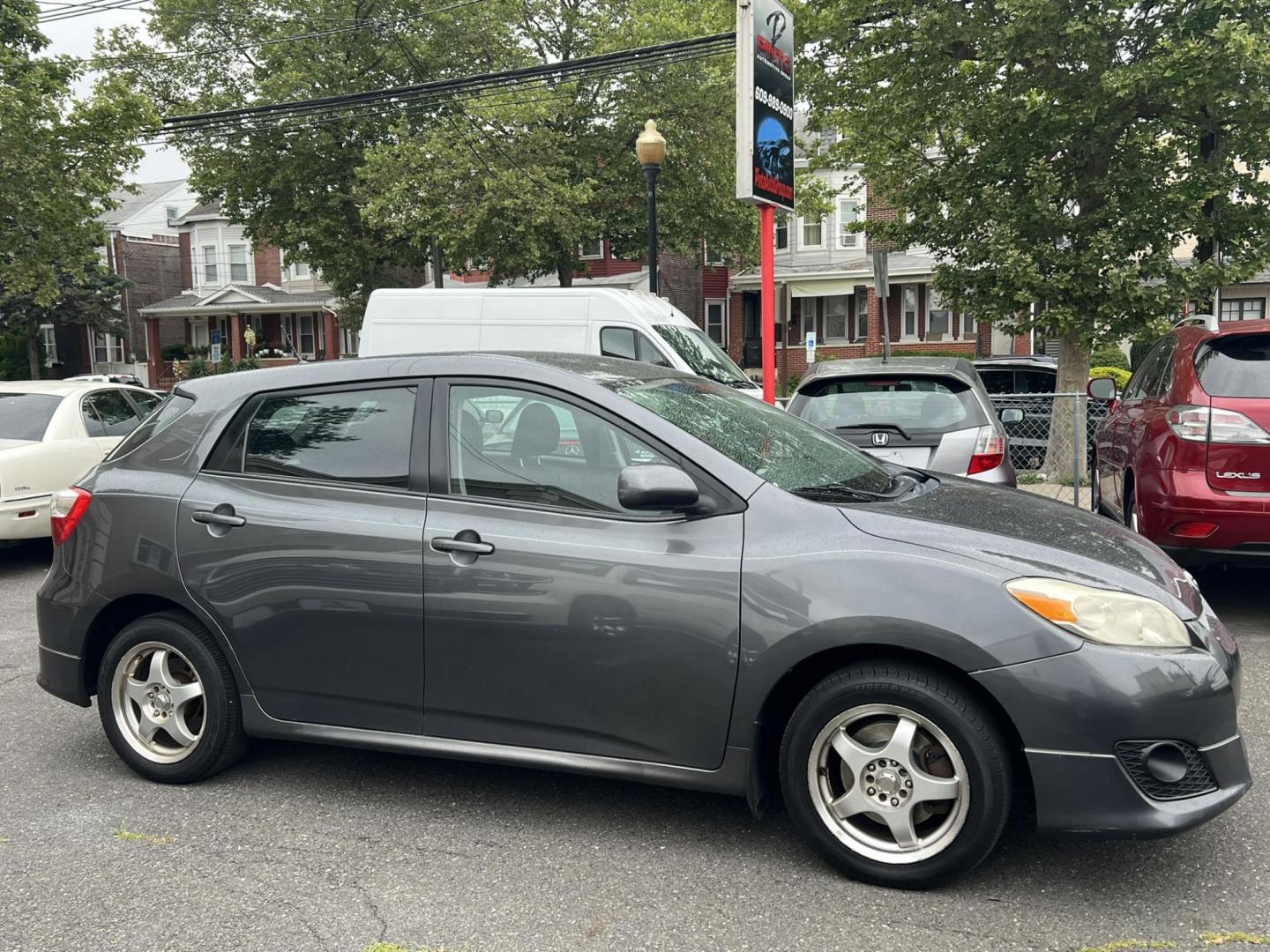 2010 GRAY /Gray Toyota Matrix S AWD 4-Speed AT (2T1LE4EEXAC) with an 1.8L L4 DOHC 16V engine, 4-Speed Automatic transmission, located at 1018 Brunswick Ave, Trenton, NJ, 08638, (609) 989-0900, 40.240086, -74.748085 - Photo#2