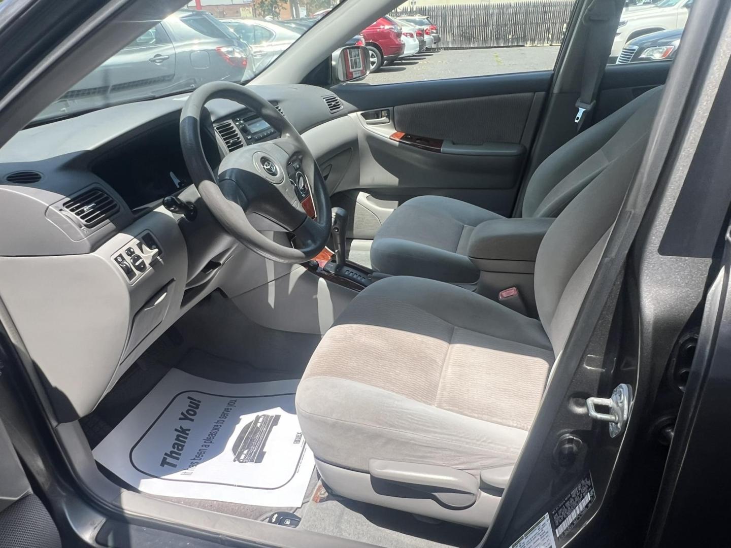 2007 GRAY /beige Toyota Corolla CE (2T1BR32E97C) with an 1.8L L4 DOHC 16V engine, located at 1018 Brunswick Ave, Trenton, NJ, 08638, (609) 989-0900, 40.240086, -74.748085 - Photo#13