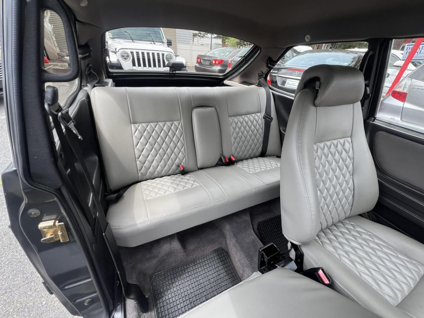 1989 GRAY /Gray Leather Saab 900 Hatchback (YS3AR36D4K3) with an 2.0L L4 DOHC 16V engine, 3-Speed Automatic transmission, located at 1018 Brunswick Ave, Trenton, NJ, 08638, (609) 989-0900, 40.240086, -74.748085 - Photo#14