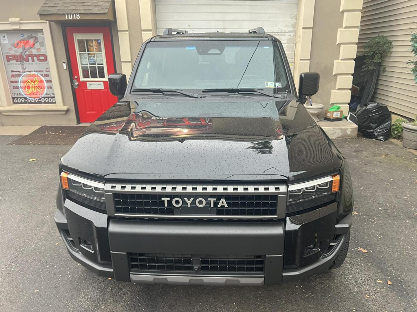 2024 BLACK /Black Leather Toyota Land Cruiser Base (JTEABFAJ7RK) with an 2.4L L4 DOHC 16V PLUG-IN HYBRID engine, 8A transmission, located at 1018 Brunswick Ave, Trenton, NJ, 08638, (609) 989-0900, 40.240086, -74.748085 - Wow! Wow! Wow! Here is a super rare Black Beauty w custom 24" Vossen Wheels to complete a Great Look and Stance for this Landcruiser!! An absolute one of a kind in every way! Please call Anthony to set up an appt. to see and drive this Stunning Toyota. 609-273-5100 - Photo#5