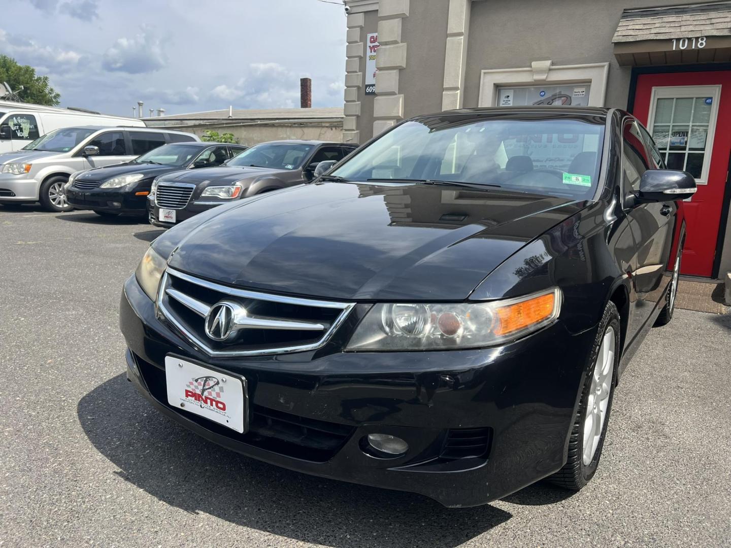 2008 BLACK Acura TSX 5-Speed AT (JH4CL96828C) with an 2.4L L4 DOHC 16V engine, 5-Speed Automatic Overdrive transmission, located at 1018 Brunswick Ave, Trenton, NJ, 08638, (609) 989-0900, 40.240086, -74.748085 - Wow! Wow! Wow! Here is a one owner, super low mile, Acura serviced up TSX! Original owner used this vehicle to go back and forth to train station. Serviced up on a regular basis w Acura of Princeton and is like new! This vehicle has 47,000 original miles and is a must see and drive ASAP! Call Anthon - Photo#1