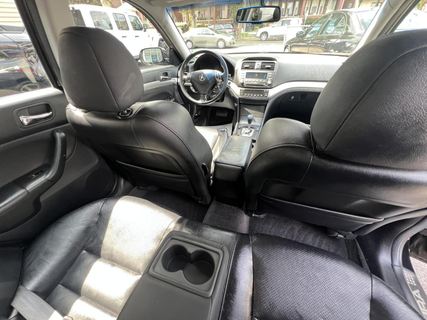 2008 BLACK Acura TSX 5-Speed AT (JH4CL96828C) with an 2.4L L4 DOHC 16V engine, 5-Speed Automatic Overdrive transmission, located at 1018 Brunswick Ave, Trenton, NJ, 08638, (609) 989-0900, 40.240086, -74.748085 - Wow! Wow! Wow! Here is a one owner, super low mile, Acura serviced up TSX! Original owner used this vehicle to go back and forth to train station. Serviced up on a regular basis w Acura of Princeton and is like new! This vehicle has 47,000 original miles and is a must see and drive ASAP! Call Anthon - Photo#20