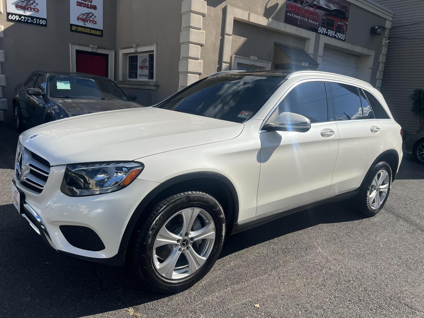 2017 Red /Black Leather Mercedes-Benz GLC-Class GLC300 4MATIC (WDC0G4KB8HF) with an 2.0L L4 DOHC 16V TURBO engine, 9A transmission, located at 1018 Brunswick Ave, Trenton, NJ, 08638, (609) 989-0900, 40.240086, -74.748085 - Photo#0