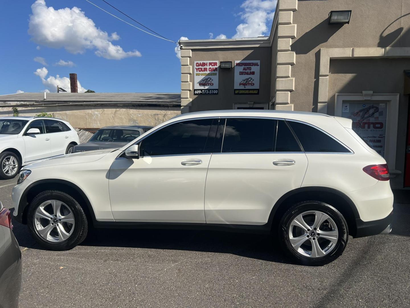 2017 Red /Black Leather Mercedes-Benz GLC-Class GLC300 4MATIC (WDC0G4KB8HF) with an 2.0L L4 DOHC 16V TURBO engine, 9A transmission, located at 1018 Brunswick Ave, Trenton, NJ, 08638, (609) 989-0900, 40.240086, -74.748085 - Photo#4