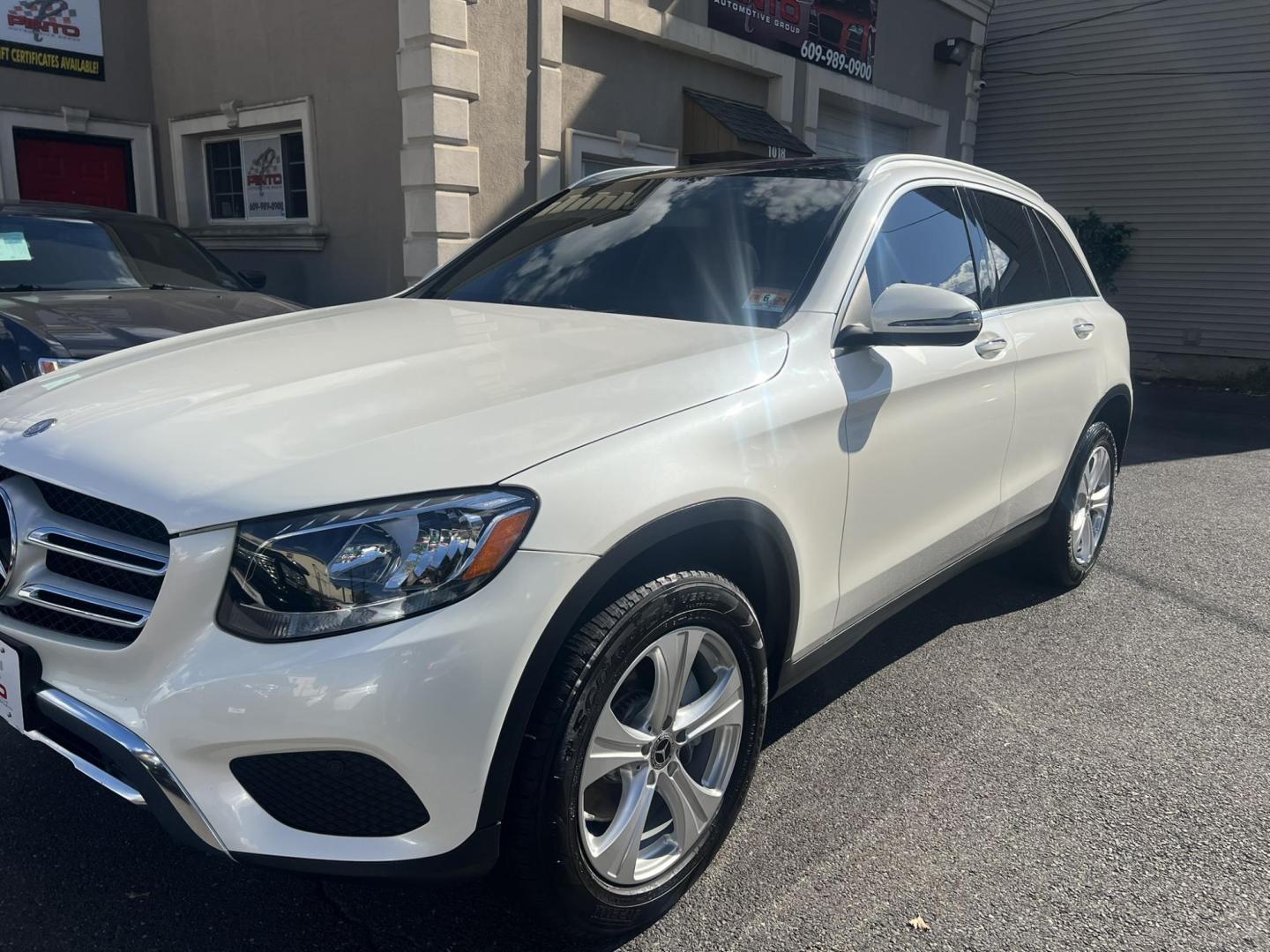 2017 Red /Black Leather Mercedes-Benz GLC-Class GLC300 4MATIC (WDC0G4KB8HF) with an 2.0L L4 DOHC 16V TURBO engine, 9A transmission, located at 1018 Brunswick Ave, Trenton, NJ, 08638, (609) 989-0900, 40.240086, -74.748085 - Photo#5
