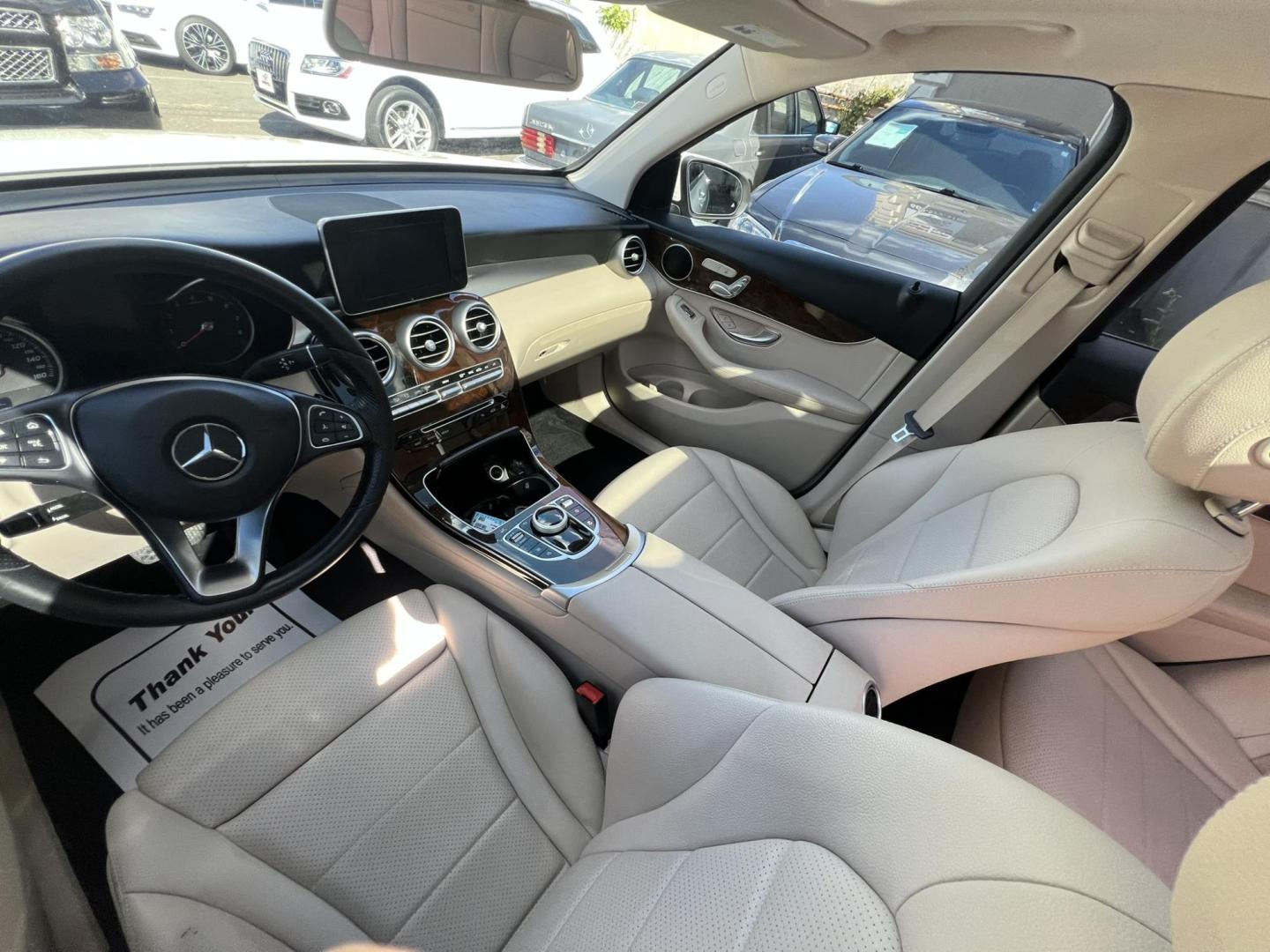 2017 Red /Black Leather Mercedes-Benz GLC-Class GLC300 4MATIC (WDC0G4KB8HF) with an 2.0L L4 DOHC 16V TURBO engine, 9A transmission, located at 1018 Brunswick Ave, Trenton, NJ, 08638, (609) 989-0900, 40.240086, -74.748085 - Photo#9