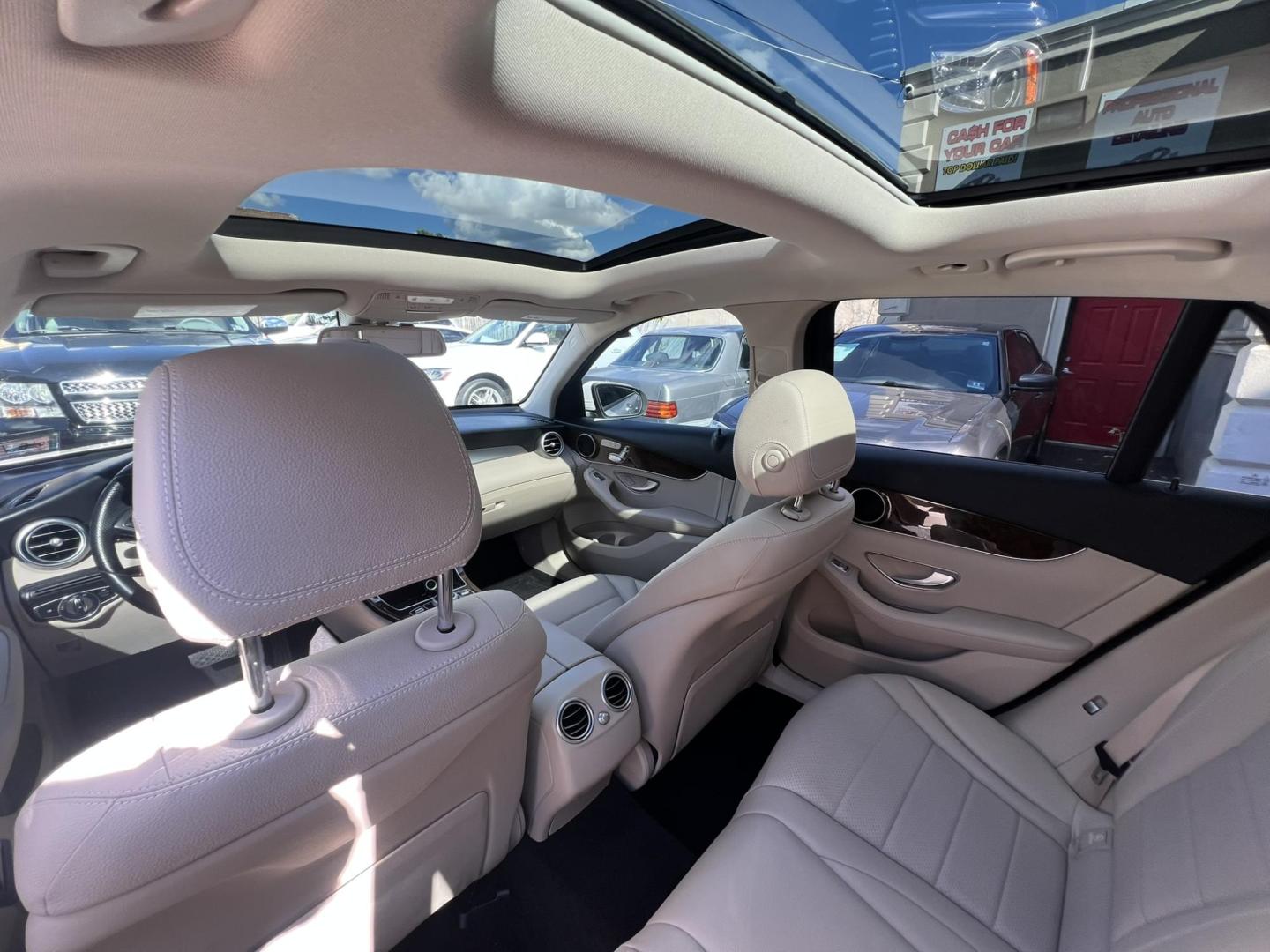 2017 Red /Black Leather Mercedes-Benz GLC-Class GLC300 4MATIC (WDC0G4KB8HF) with an 2.0L L4 DOHC 16V TURBO engine, 9A transmission, located at 1018 Brunswick Ave, Trenton, NJ, 08638, (609) 989-0900, 40.240086, -74.748085 - Photo#11