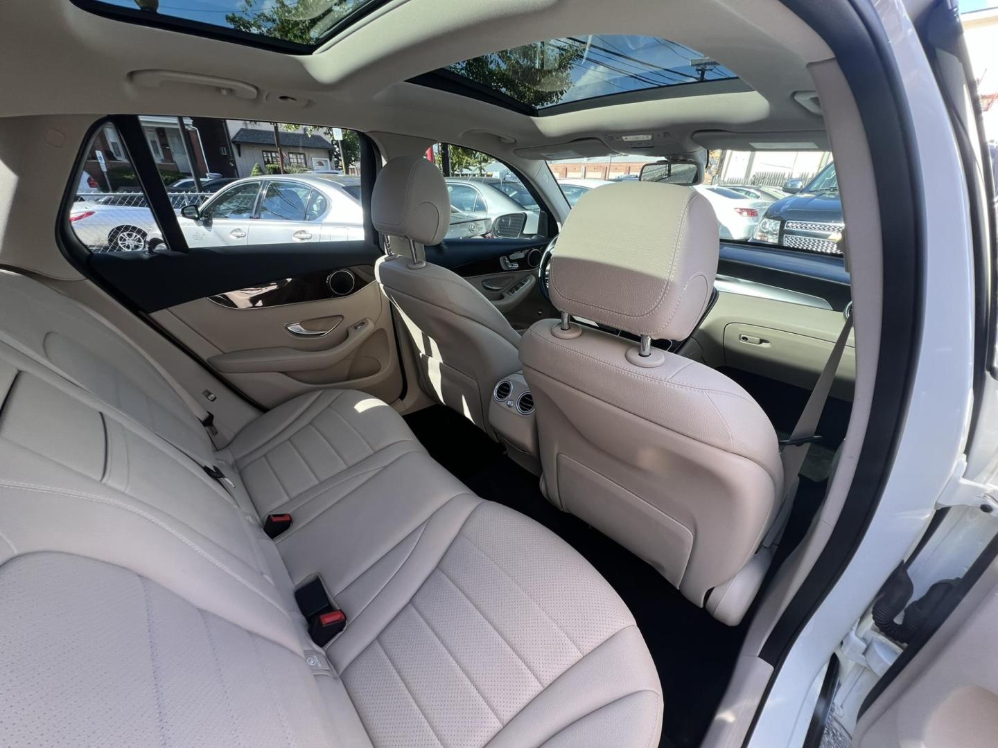 2017 Red /Black Leather Mercedes-Benz GLC-Class GLC300 4MATIC (WDC0G4KB8HF) with an 2.0L L4 DOHC 16V TURBO engine, 9A transmission, located at 1018 Brunswick Ave, Trenton, NJ, 08638, (609) 989-0900, 40.240086, -74.748085 - Photo#16