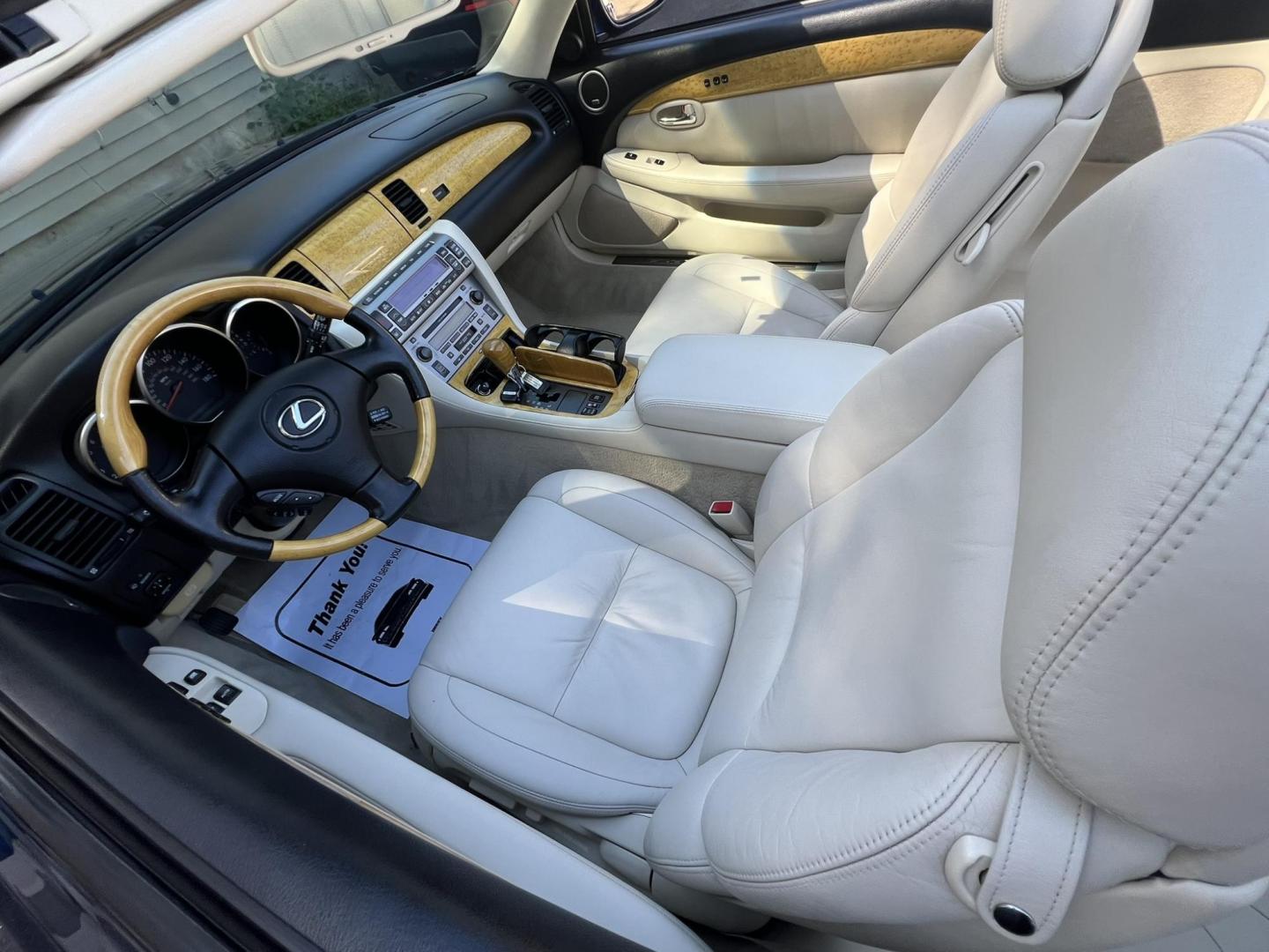 2002 Lexus SC 430 Convertible (JTHFN48Y520) with an 4.3L V8 DOHC 32V engine, 5-Speed Automatic Overdrive transmission, located at 1018 Brunswick Ave, Trenton, NJ, 08638, (609) 989-0900, 40.240086, -74.748085 - Photo#29
