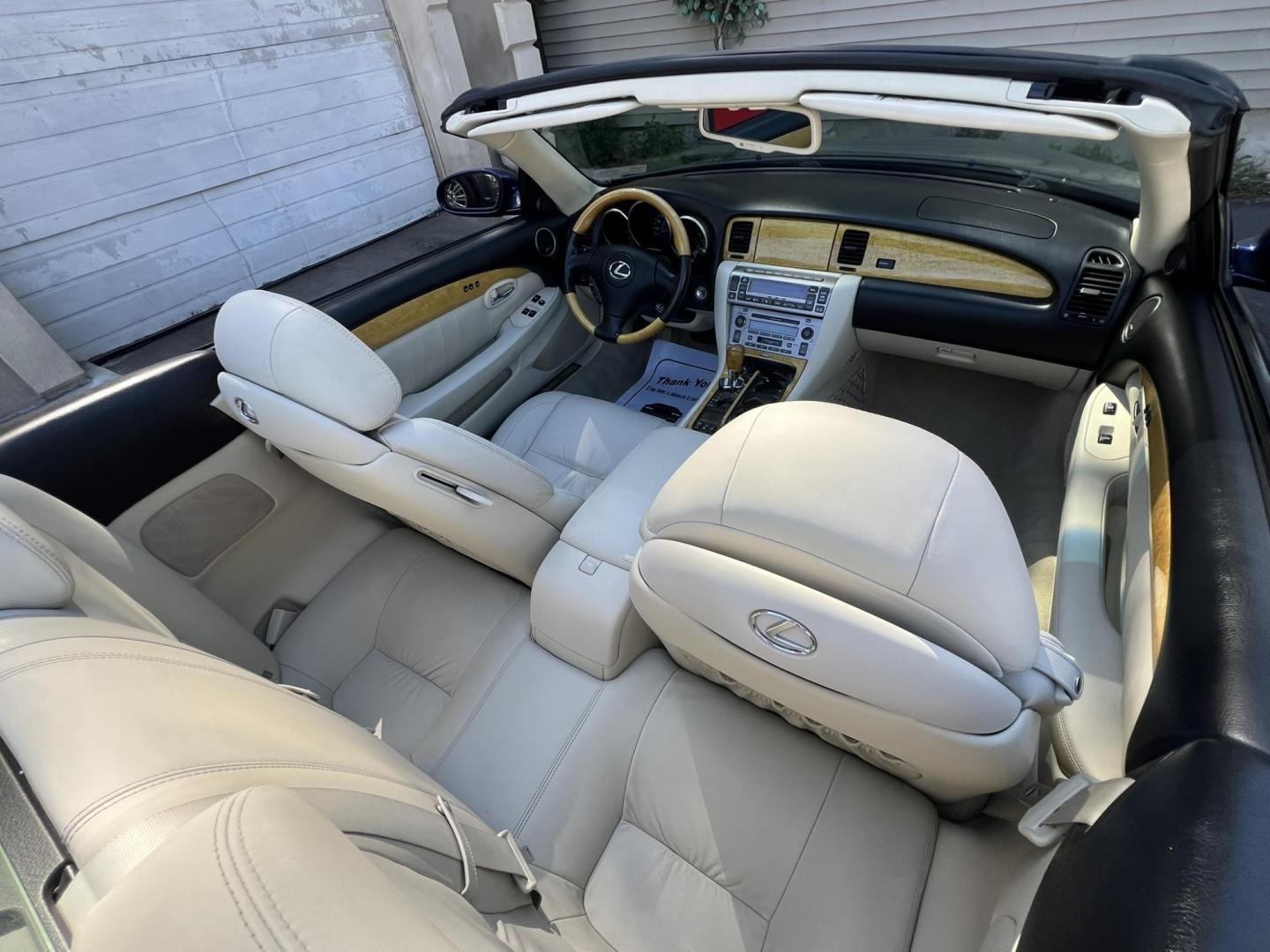 2002 Lexus SC 430 Convertible (JTHFN48Y520) with an 4.3L V8 DOHC 32V engine, 5-Speed Automatic Overdrive transmission, located at 1018 Brunswick Ave, Trenton, NJ, 08638, (609) 989-0900, 40.240086, -74.748085 - Photo#31