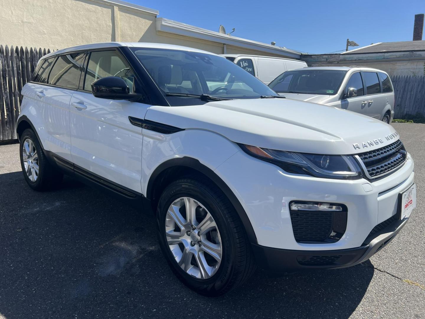 2017 White Land Rover Range Rover Evoque SE (SALVP2BG1HH) with an 2.0L L4 DOHC 24V TURBO engine, 9A transmission, located at 1018 Brunswick Ave, Trenton, NJ, 08638, (609) 989-0900, 40.240086, -74.748085 - Photo#0