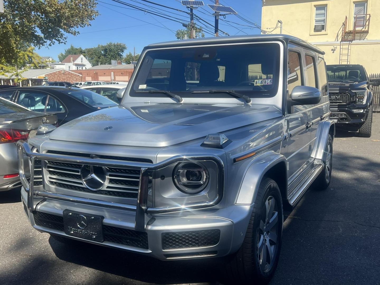 2019 SILVER /Black Leather Mercedes-Benz G-Class G550 (WDCYC6BJXKX) with an 4.0L V8 SOHC 24V engine, 7A transmission, located at 1018 Brunswick Ave, Trenton, NJ, 08638, (609) 989-0900, 40.240086, -74.748085 - Photo#4
