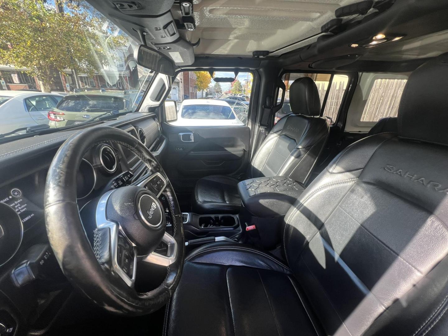 2019 GRAY /Black Jeep Wrangler Unlimited Sahara (1C4HJXEN1KW) with an 2.0L L4 DOHC 16V TURBO engine, 6A transmission, located at 1018 Brunswick Ave, Trenton, NJ, 08638, (609) 989-0900, 40.240086, -74.748085 - Wow! This Sahara is loaded up with great options and a great color combo! Just serviced up and looks and runs like brand new! A must see and drive ASAP while it lasts! Please call Anthony to set up an appt. to see it, 609-273-5100. Financing available!! - Photo#16