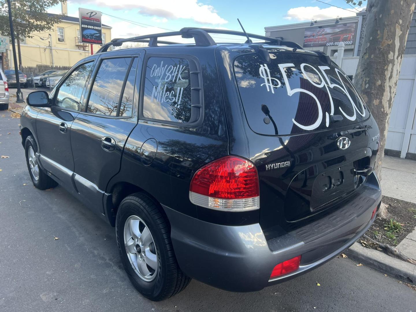 2005 BLACK Hyundai Santa Fe GLS 2.7L (KM8SC13DX5U) with an 2.7L V6 DOHC 24V engine, 4-Speed Automatic Overdrive transmission, located at 1018 Brunswick Ave, Trenton, NJ, 08638, (609) 989-0900, 40.240086, -74.748085 - Well< here is a super clean, one owner serviced up Hyundai SUV! This vehicle is like new in every way, an absolute must see and drive ASAP! Please call Anthony to set up an appt. 6092735100 - Photo#3