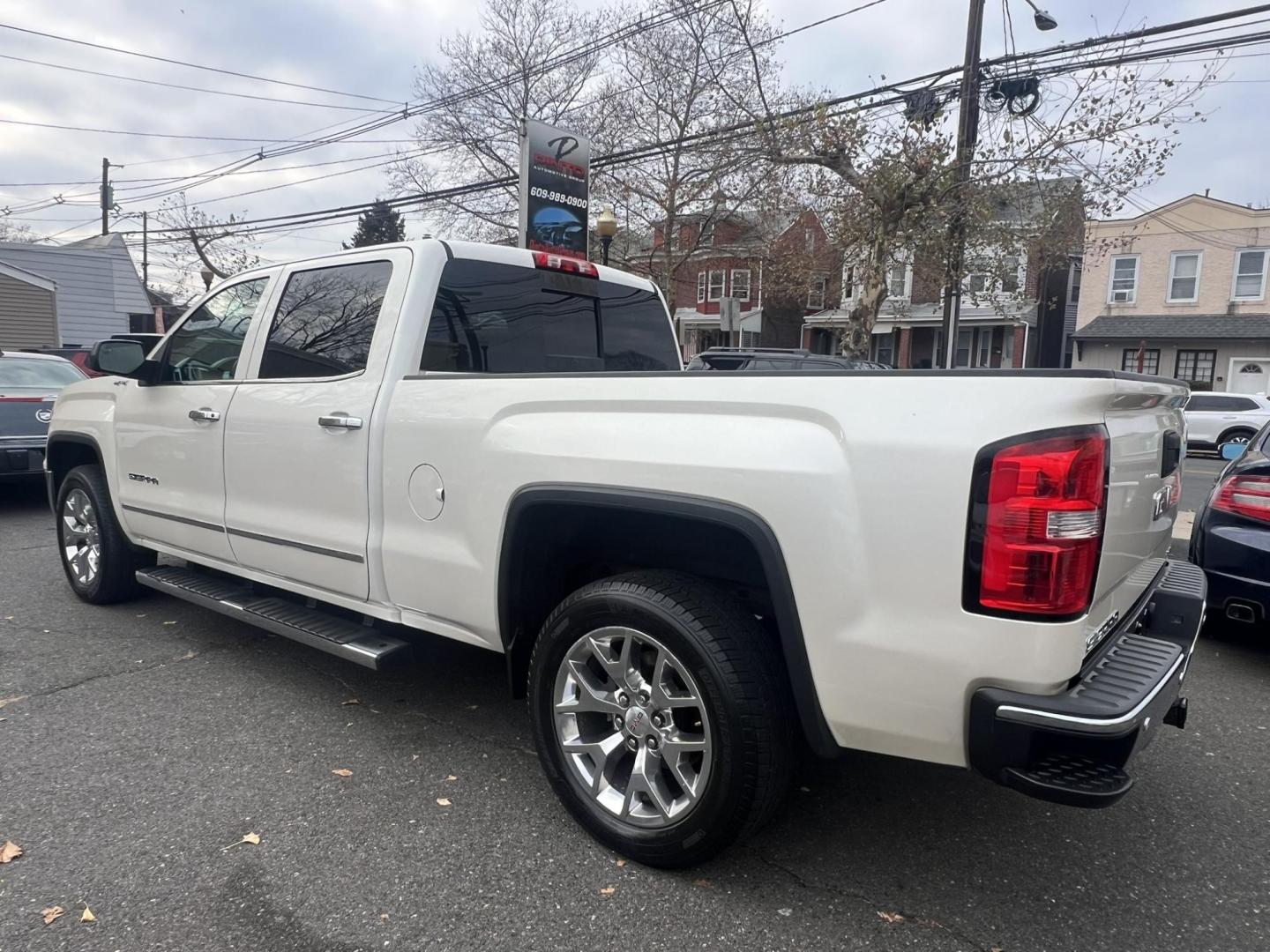 2015 White /Tan Leather GMC Sierra 1500 SLT Crew Cab Long Box 4WD (3GTU2VEC8FG) with an 5.3L V8 OHV 16V engine, 6-Speed Automatic transmission, located at 1018 Brunswick Ave, Trenton, NJ, 08638, (609) 989-0900, 40.240086, -74.748085 - This Truck is in almost new condition and all serviced up! A super clean one owner GMC Sierra in a really great color combo! A must see to appreciate. Please call Anthony to set up an appt. and test drive 609-273-5100 - Photo#6