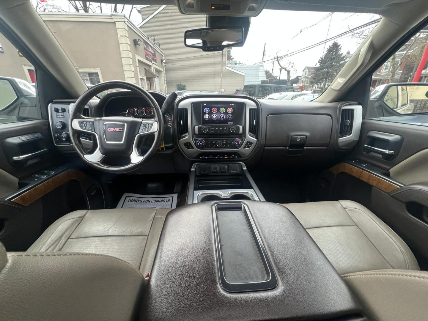 2015 White /Tan Leather GMC Sierra 1500 SLT Crew Cab Long Box 4WD (3GTU2VEC8FG) with an 5.3L V8 OHV 16V engine, 6-Speed Automatic transmission, located at 1018 Brunswick Ave, Trenton, NJ, 08638, (609) 989-0900, 40.240086, -74.748085 - This Truck is in almost new condition and all serviced up! A super clean one owner GMC Sierra in a really great color combo! A must see to appreciate. Please call Anthony to set up an appt. and test drive 609-273-5100 - Photo#12