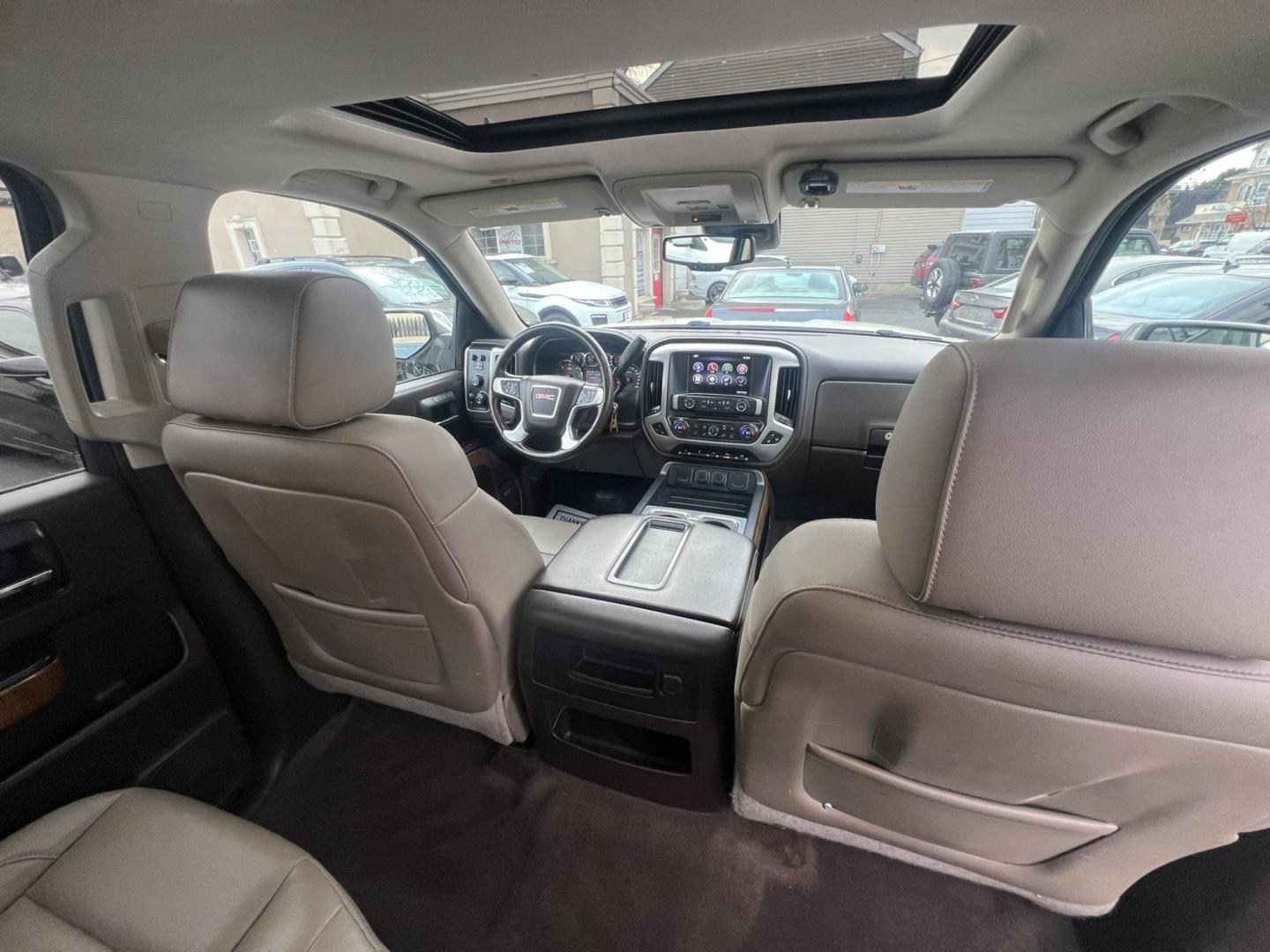 2015 White /Tan Leather GMC Sierra 1500 SLT Crew Cab Long Box 4WD (3GTU2VEC8FG) with an 5.3L V8 OHV 16V engine, 6-Speed Automatic transmission, located at 1018 Brunswick Ave, Trenton, NJ, 08638, (609) 989-0900, 40.240086, -74.748085 - This Truck is in almost new condition and all serviced up! A super clean one owner GMC Sierra in a really great color combo! A must see to appreciate. Please call Anthony to set up an appt. and test drive 609-273-5100 - Photo#16