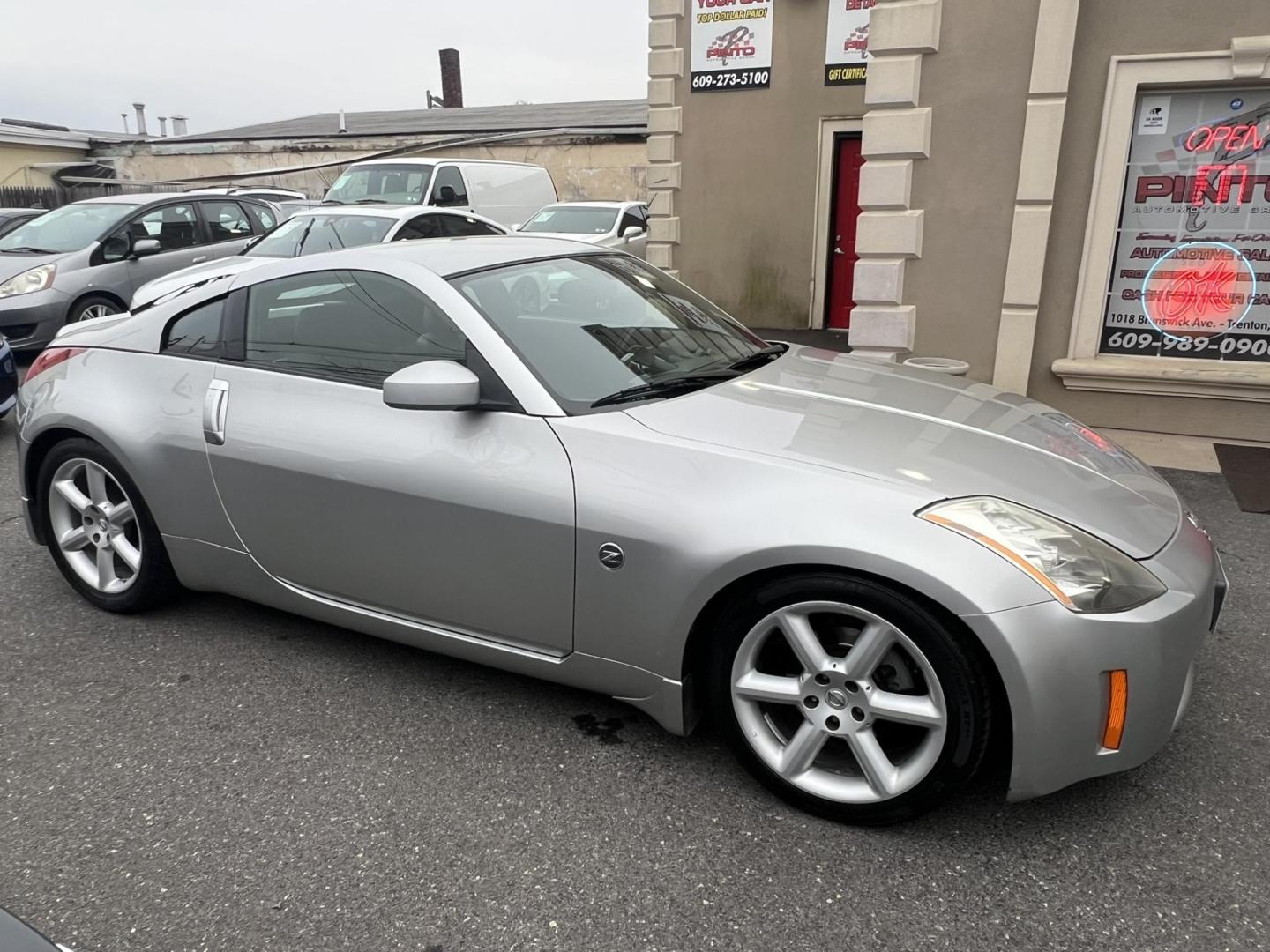 2003 SILVER /Black Nissan 350Z Base (JN1AZ34D93T) with an 3.5L V6 DOHC 24V engine, 6-Speed Manual Overdrive transmission, located at 1018 Brunswick Ave, Trenton, NJ, 08638, (609) 989-0900, 40.240086, -74.748085 - Wow! Yes that is correct, Only 37k miles on this like new 350z! Recently serviced and detailed, Ready for the next owner! This Nissan is like new in every way and a must see and drive to appreciate! Rare 6 speed manual transmission. Please call Anthony to set up an appointment-609-273-5100 - Photo#2