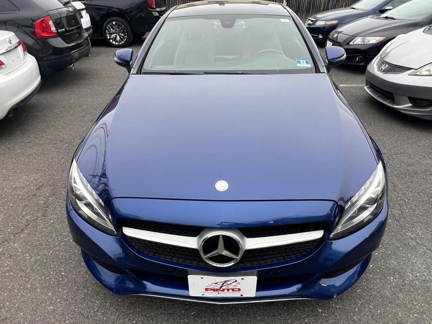 2017 BLUE /Beigh Leather Mercedes-Benz C-Class C300 4MATIC Coupe (WDDWJ4KB7HF) with an 2.0L L4 DOHC 16V TURBO engine, 7A transmission, located at 1018 Brunswick Ave, Trenton, NJ, 08638, (609) 989-0900, 40.240086, -74.748085 - Wow! This Mercedes is as new as they come! Recently serviced and detailed and ceramic coated!! This vehicle has been maintained regularly and looks and drives like a brand new C class! An absolute must see and drive! Please call Anthony to set up an appointment, 609-273-5100 - Photo#1
