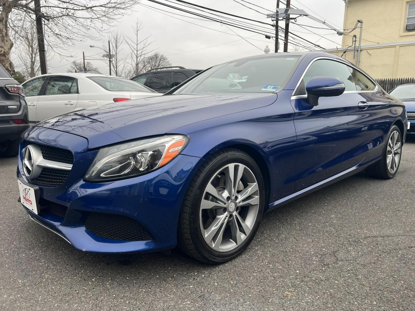 2017 BLUE /Beigh Leather Mercedes-Benz C-Class C300 4MATIC Coupe (WDDWJ4KB7HF) with an 2.0L L4 DOHC 16V TURBO engine, 7A transmission, located at 1018 Brunswick Ave, Trenton, NJ, 08638, (609) 989-0900, 40.240086, -74.748085 - Wow! This Mercedes is as new as they come! Recently serviced and detailed and ceramic coated!! This vehicle has been maintained regularly and looks and drives like a brand new C class! An absolute must see and drive! Please call Anthony to set up an appointment, 609-273-5100 - Photo#0