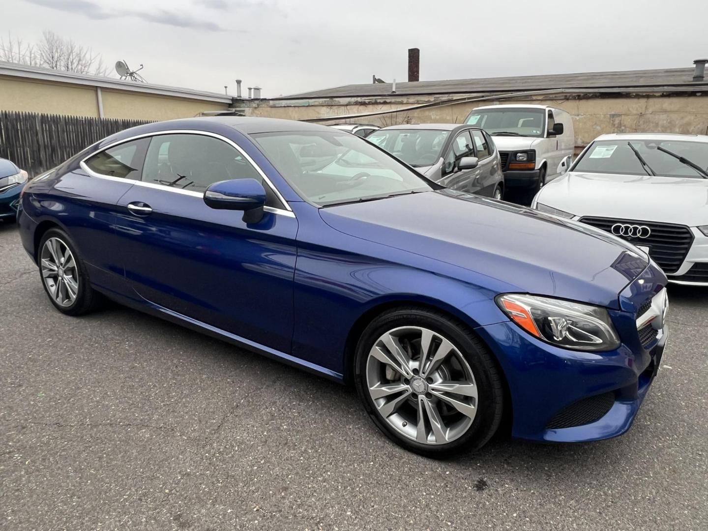 2017 BLUE /Beigh Leather Mercedes-Benz C-Class C300 4MATIC Coupe (WDDWJ4KB7HF) with an 2.0L L4 DOHC 16V TURBO engine, 7A transmission, located at 1018 Brunswick Ave, Trenton, NJ, 08638, (609) 989-0900, 40.240086, -74.748085 - Wow! This Mercedes is as new as they come! Recently serviced and detailed and ceramic coated!! This vehicle has been maintained regularly and looks and drives like a brand new C class! An absolute must see and drive! Please call Anthony to set up an appointment, 609-273-5100 - Photo#2