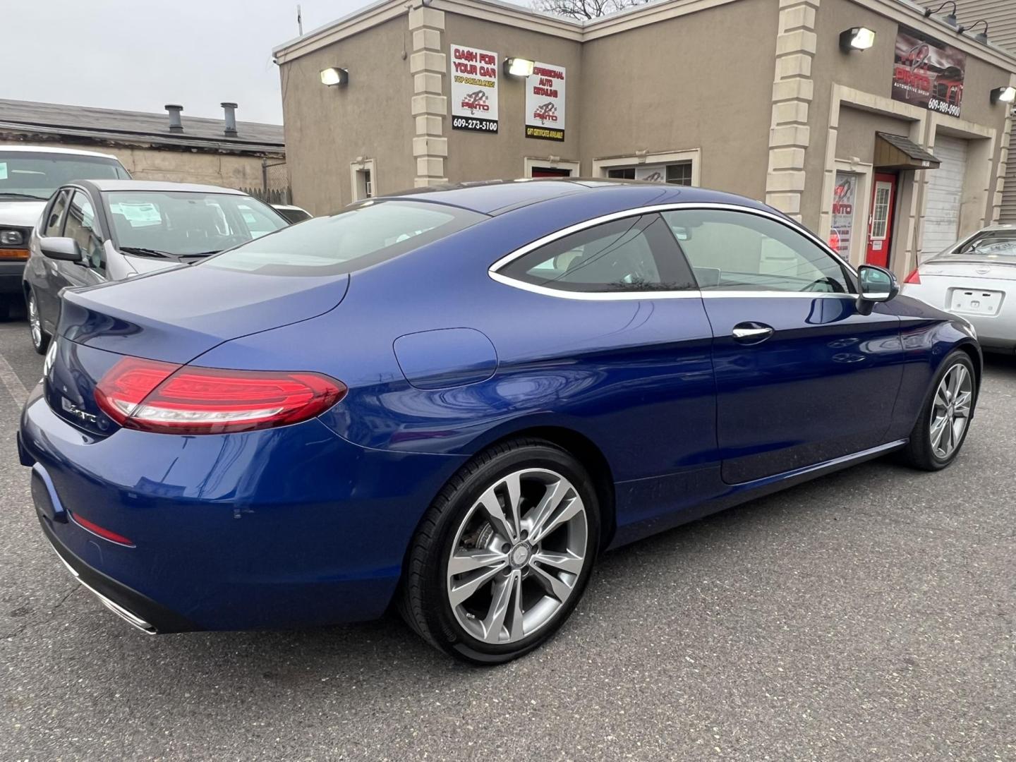 2017 BLUE /Beigh Leather Mercedes-Benz C-Class C300 4MATIC Coupe (WDDWJ4KB7HF) with an 2.0L L4 DOHC 16V TURBO engine, 7A transmission, located at 1018 Brunswick Ave, Trenton, NJ, 08638, (609) 989-0900, 40.240086, -74.748085 - Wow! This Mercedes is as new as they come! Recently serviced and detailed and ceramic coated!! This vehicle has been maintained regularly and looks and drives like a brand new C class! An absolute must see and drive! Please call Anthony to set up an appointment, 609-273-5100 - Photo#5