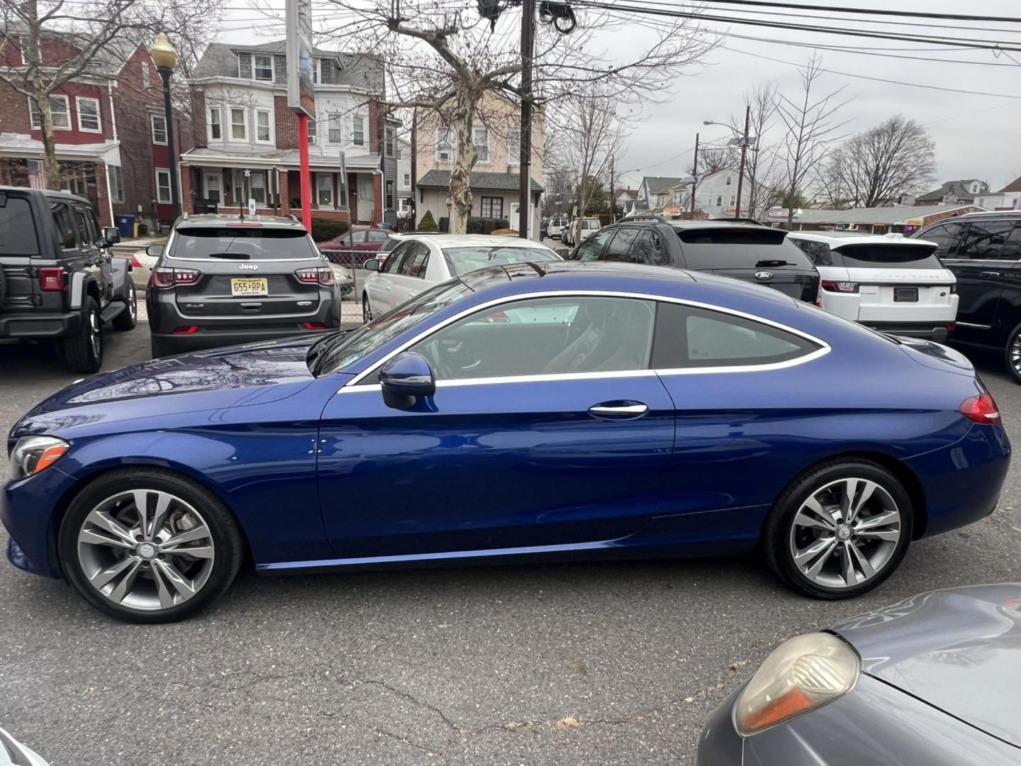 2017 BLUE /Beigh Leather Mercedes-Benz C-Class C300 4MATIC Coupe (WDDWJ4KB7HF) with an 2.0L L4 DOHC 16V TURBO engine, 7A transmission, located at 1018 Brunswick Ave, Trenton, NJ, 08638, (609) 989-0900, 40.240086, -74.748085 - Wow! This Mercedes is as new as they come! Recently serviced and detailed and ceramic coated!! This vehicle has been maintained regularly and looks and drives like a brand new C class! An absolute must see and drive! Please call Anthony to set up an appointment, 609-273-5100 - Photo#8
