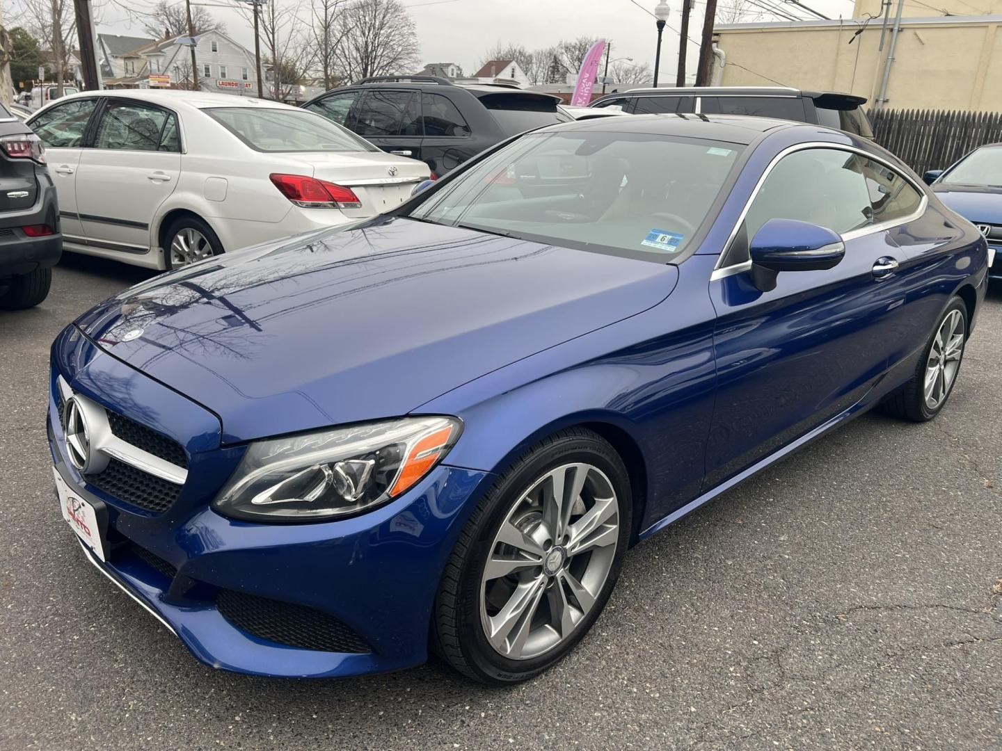 2017 BLUE /Beigh Leather Mercedes-Benz C-Class C300 4MATIC Coupe (WDDWJ4KB7HF) with an 2.0L L4 DOHC 16V TURBO engine, 7A transmission, located at 1018 Brunswick Ave, Trenton, NJ, 08638, (609) 989-0900, 40.240086, -74.748085 - Wow! This Mercedes is as new as they come! Recently serviced and detailed and ceramic coated!! This vehicle has been maintained regularly and looks and drives like a brand new C class! An absolute must see and drive! Please call Anthony to set up an appointment, 609-273-5100 - Photo#7