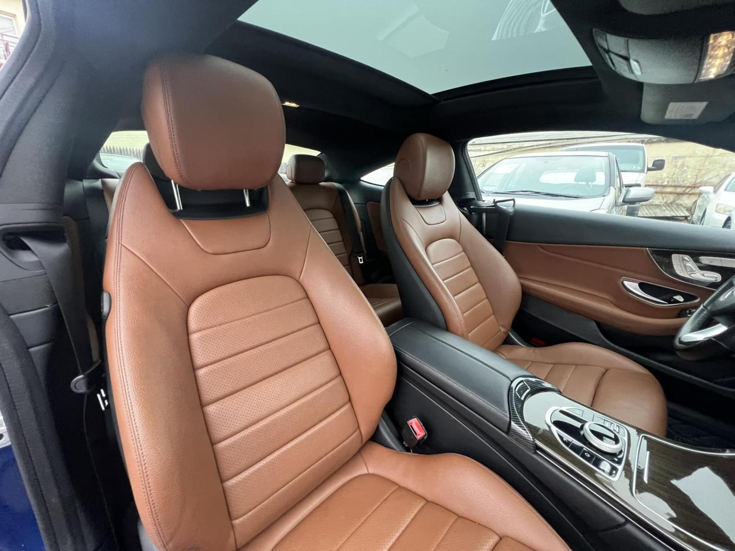 2017 BLUE /Beigh Leather Mercedes-Benz C-Class C300 4MATIC Coupe (WDDWJ4KB7HF) with an 2.0L L4 DOHC 16V TURBO engine, 7A transmission, located at 1018 Brunswick Ave, Trenton, NJ, 08638, (609) 989-0900, 40.240086, -74.748085 - Wow! This Mercedes is as new as they come! Recently serviced and detailed and ceramic coated!! This vehicle has been maintained regularly and looks and drives like a brand new C class! An absolute must see and drive! Please call Anthony to set up an appointment, 609-273-5100 - Photo#11