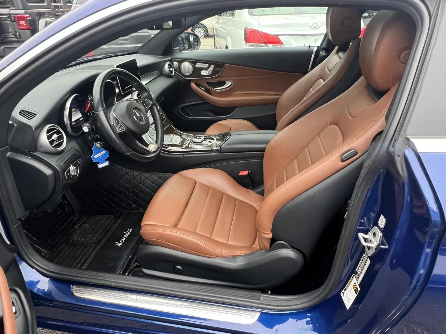 2017 BLUE /Beigh Leather Mercedes-Benz C-Class C300 4MATIC Coupe (WDDWJ4KB7HF) with an 2.0L L4 DOHC 16V TURBO engine, 7A transmission, located at 1018 Brunswick Ave, Trenton, NJ, 08638, (609) 989-0900, 40.240086, -74.748085 - Wow! This Mercedes is as new as they come! Recently serviced and detailed and ceramic coated!! This vehicle has been maintained regularly and looks and drives like a brand new C class! An absolute must see and drive! Please call Anthony to set up an appointment, 609-273-5100 - Photo#19