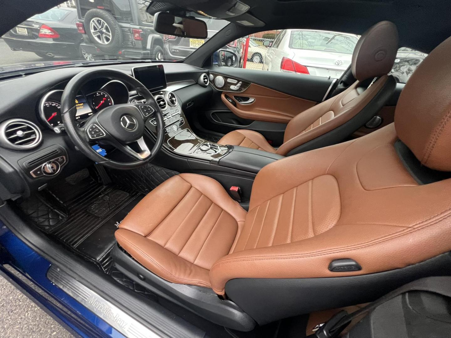 2017 BLUE /Beigh Leather Mercedes-Benz C-Class C300 4MATIC Coupe (WDDWJ4KB7HF) with an 2.0L L4 DOHC 16V TURBO engine, 7A transmission, located at 1018 Brunswick Ave, Trenton, NJ, 08638, (609) 989-0900, 40.240086, -74.748085 - Wow! This Mercedes is as new as they come! Recently serviced and detailed and ceramic coated!! This vehicle has been maintained regularly and looks and drives like a brand new C class! An absolute must see and drive! Please call Anthony to set up an appointment, 609-273-5100 - Photo#21