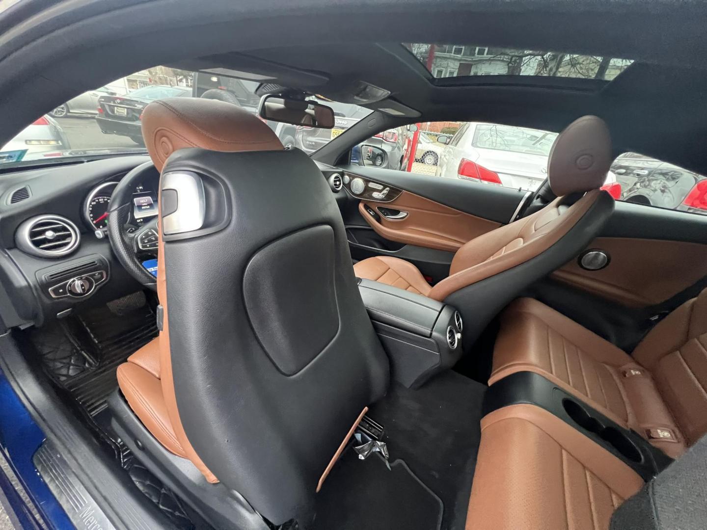 2017 BLUE /Beigh Leather Mercedes-Benz C-Class C300 4MATIC Coupe (WDDWJ4KB7HF) with an 2.0L L4 DOHC 16V TURBO engine, 7A transmission, located at 1018 Brunswick Ave, Trenton, NJ, 08638, (609) 989-0900, 40.240086, -74.748085 - Wow! This Mercedes is as new as they come! Recently serviced and detailed and ceramic coated!! This vehicle has been maintained regularly and looks and drives like a brand new C class! An absolute must see and drive! Please call Anthony to set up an appointment, 609-273-5100 - Photo#27