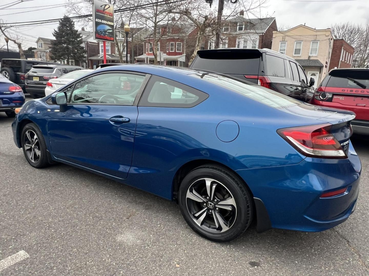 2015 BLUE Honda Civic EX Coupe CVT (2HGFG3B88FH) with an 2.3L L4 SOHC 16V engine, Continuously Variable Transmission transmission, located at 1018 Brunswick Ave, Trenton, NJ, 08638, (609) 989-0900, 40.240086, -74.748085 - Photo#2