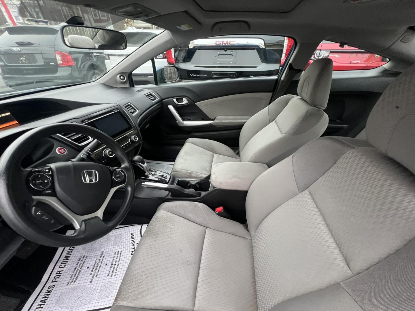 2015 BLUE Honda Civic EX Coupe CVT (2HGFG3B88FH) with an 2.3L L4 SOHC 16V engine, Continuously Variable Transmission transmission, located at 1018 Brunswick Ave, Trenton, NJ, 08638, (609) 989-0900, 40.240086, -74.748085 - Photo#6