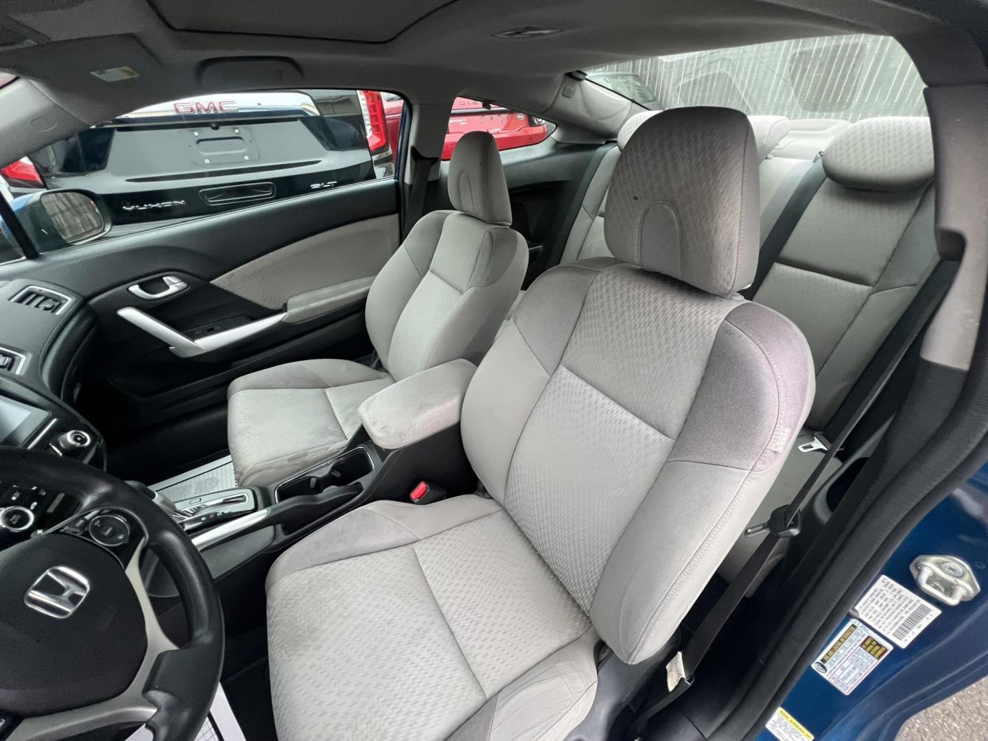 2015 BLUE /Gray Honda Civic EX Coupe CVT (2HGFG3B88FH) with an 2.3L L4 SOHC 16V engine, Continuously Variable Transmission transmission, located at 1018 Brunswick Ave, Trenton, NJ, 08638, (609) 989-0900, 40.240086, -74.748085 - Photo#7