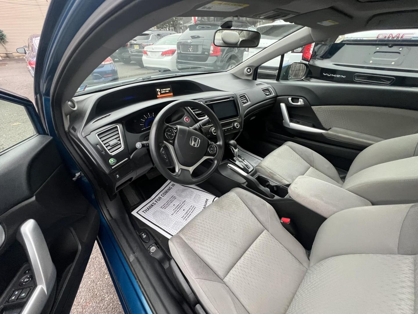 2015 BLUE Honda Civic EX Coupe CVT (2HGFG3B88FH) with an 2.3L L4 SOHC 16V engine, Continuously Variable Transmission transmission, located at 1018 Brunswick Ave, Trenton, NJ, 08638, (609) 989-0900, 40.240086, -74.748085 - Photo#7