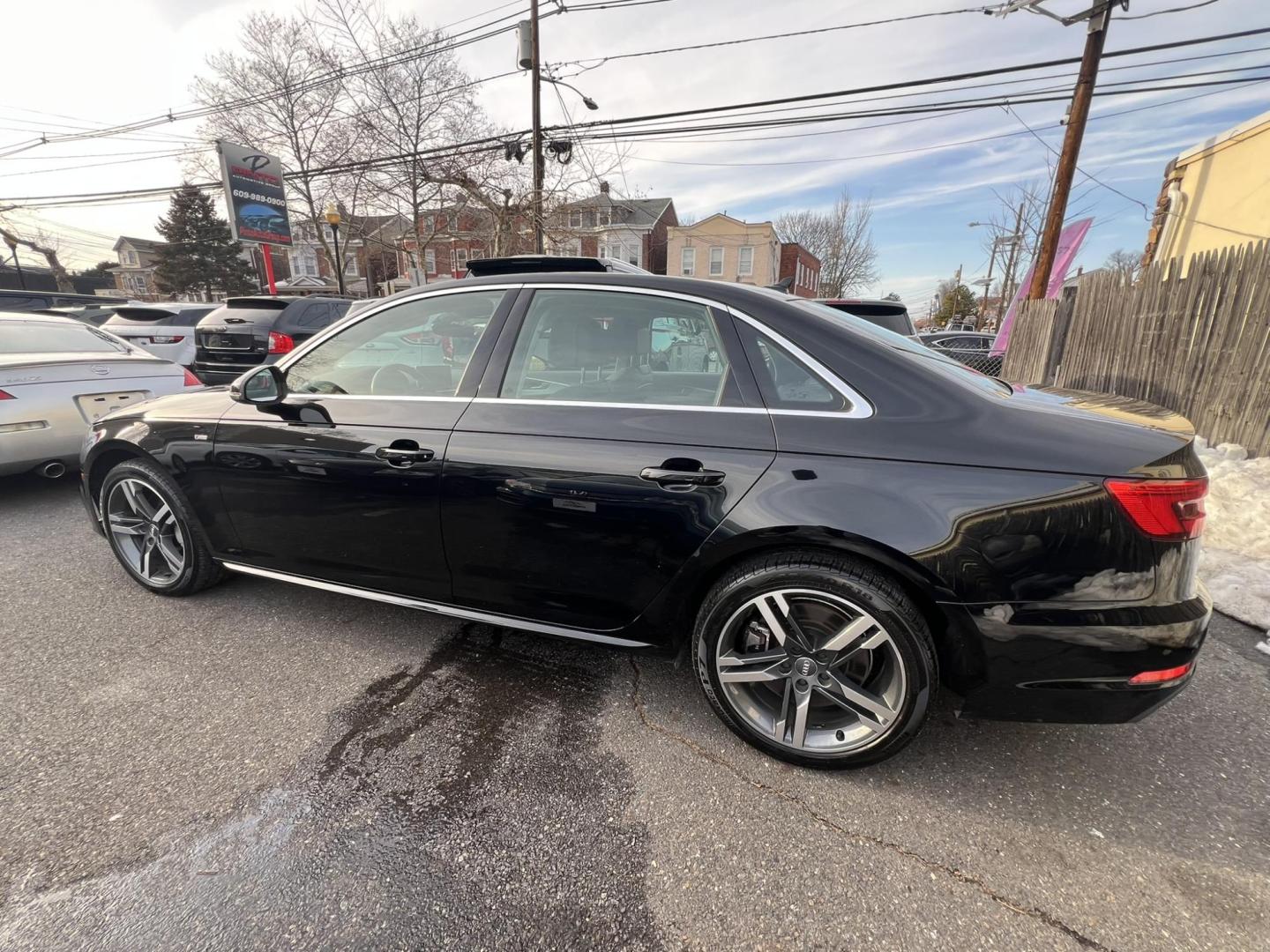 2017 BLACK /Black Leather Audi A4 2.0T Premium Plus quattro Sedan (WAUENAF41HN) with an 2.0L L4 DOHC 16V TURBO engine, 8A transmission, located at 1018 Brunswick Ave, Trenton, NJ, 08638, (609) 989-0900, 40.240086, -74.748085 - Wow, this Audi is like brand new with only 37k miles! Serviced up and ready for its next owner. Loaded up Black Beauty! Please call Anthony to set up an appointment to see and drive this low miled Audi A 4!! - Photo#1