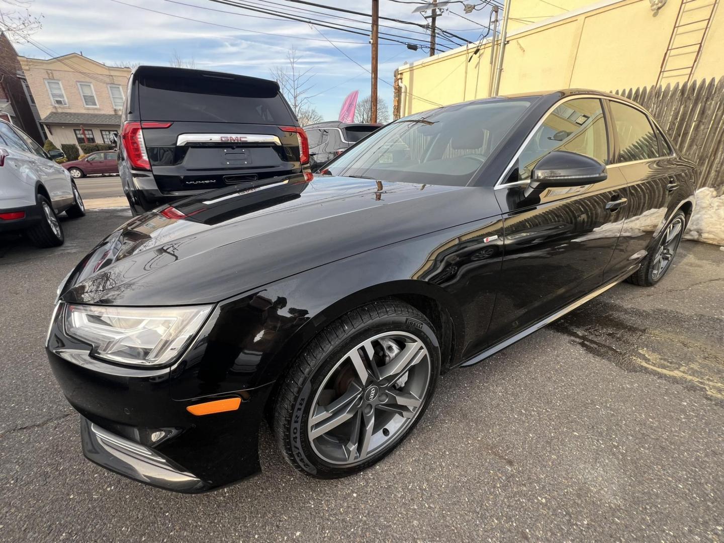 2017 BLACK /Black Leather Audi A4 2.0T Premium Plus quattro Sedan (WAUENAF41HN) with an 2.0L L4 DOHC 16V TURBO engine, 8A transmission, located at 1018 Brunswick Ave, Trenton, NJ, 08638, (609) 989-0900, 40.240086, -74.748085 - Wow, this Audi is like brand new with only 37k miles! Serviced up and ready for its next owner. Loaded up Black Beauty! Please call Anthony to set up an appointment to see and drive this low miled Audi A 4!! - Photo#0
