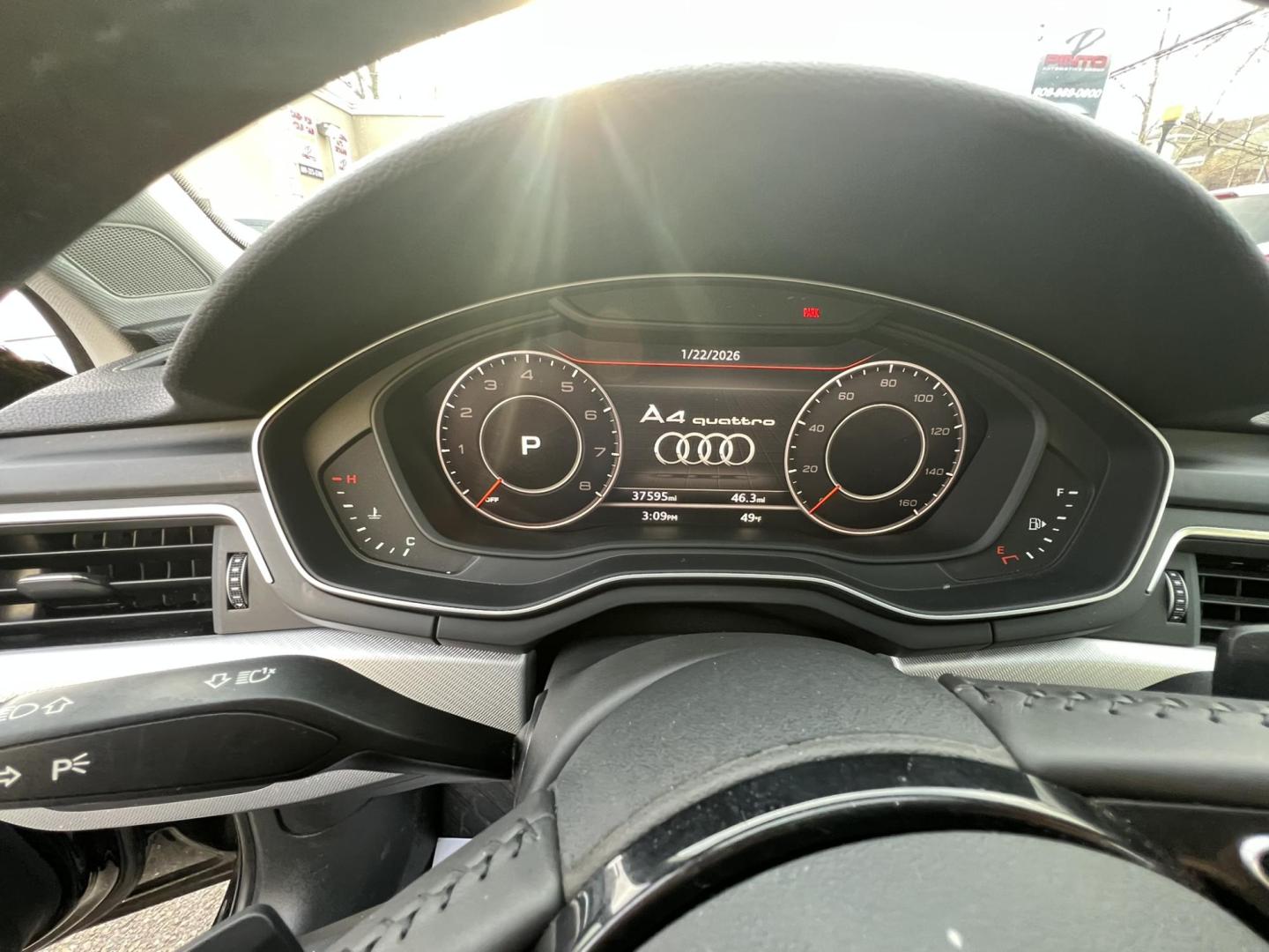 2017 BLACK /Black Leather Audi A4 2.0T Premium Plus quattro Sedan (WAUENAF41HN) with an 2.0L L4 DOHC 16V TURBO engine, 8A transmission, located at 1018 Brunswick Ave, Trenton, NJ, 08638, (609) 989-0900, 40.240086, -74.748085 - Wow, this Audi is like brand new with only 37k miles! Serviced up and ready for its next owner. Loaded up Black Beauty! Please call Anthony to set up an appointment to see and drive this low miled Audi A 4!! - Photo#9