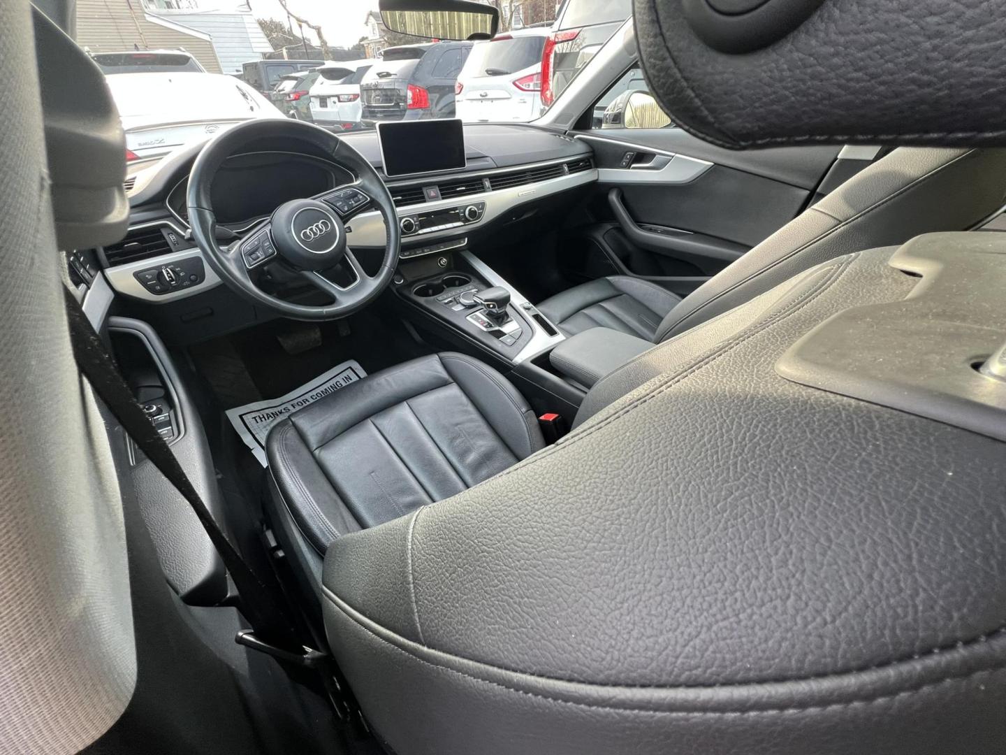 2017 BLACK /Black Leather Audi A4 2.0T Premium Plus quattro Sedan (WAUENAF41HN) with an 2.0L L4 DOHC 16V TURBO engine, 8A transmission, located at 1018 Brunswick Ave, Trenton, NJ, 08638, (609) 989-0900, 40.240086, -74.748085 - Wow, this Audi is like brand new with only 37k miles! Serviced up and ready for its next owner. Loaded up Black Beauty! Please call Anthony to set up an appointment to see and drive this low miled Audi A 4!! - Photo#11