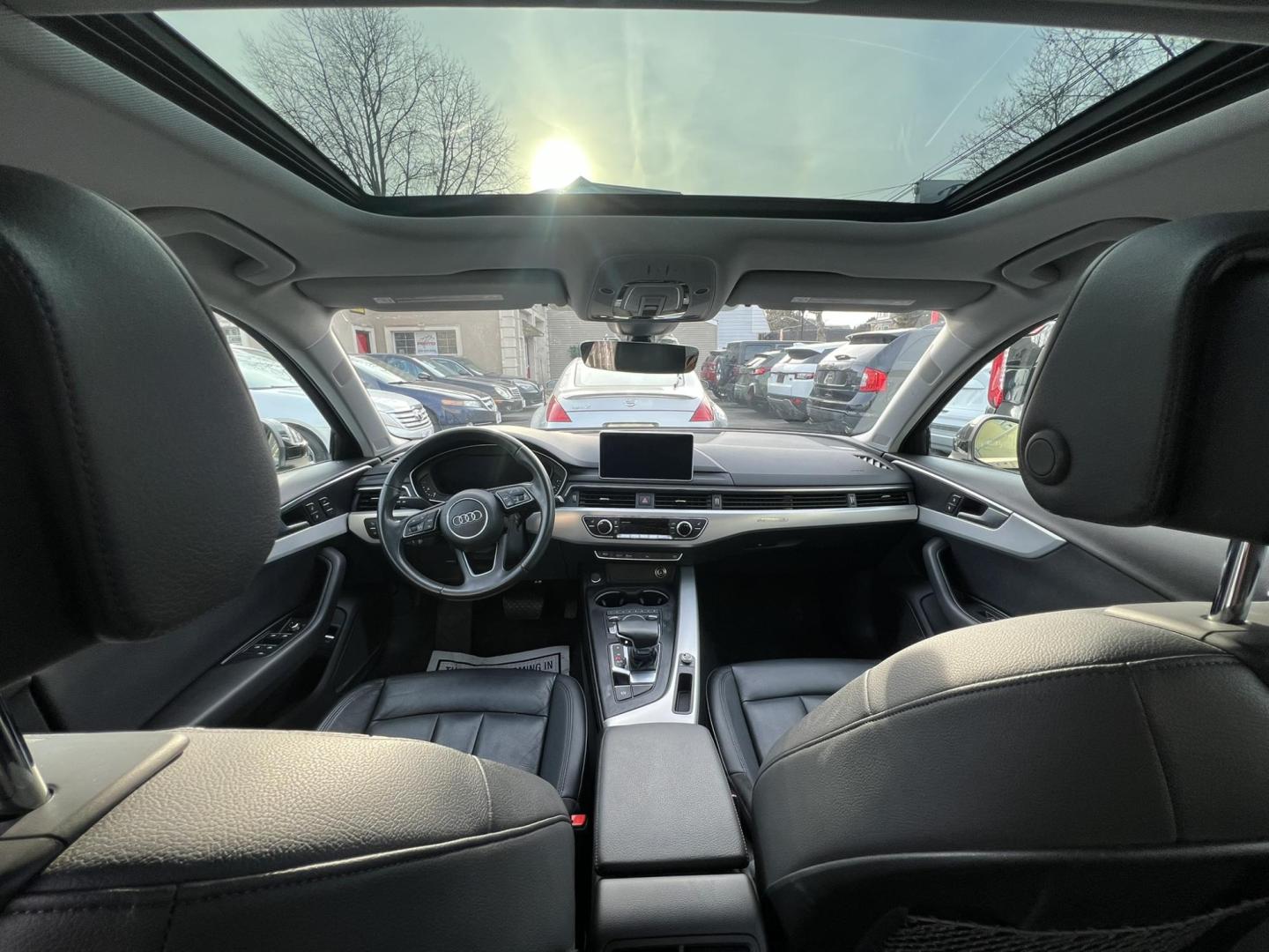 2017 BLACK /Black Leather Audi A4 2.0T Premium Plus quattro Sedan (WAUENAF41HN) with an 2.0L L4 DOHC 16V TURBO engine, 8A transmission, located at 1018 Brunswick Ave, Trenton, NJ, 08638, (609) 989-0900, 40.240086, -74.748085 - Wow, this Audi is like brand new with only 37k miles! Serviced up and ready for its next owner. Loaded up Black Beauty! Please call Anthony to set up an appointment to see and drive this low miled Audi A 4!! - Photo#12