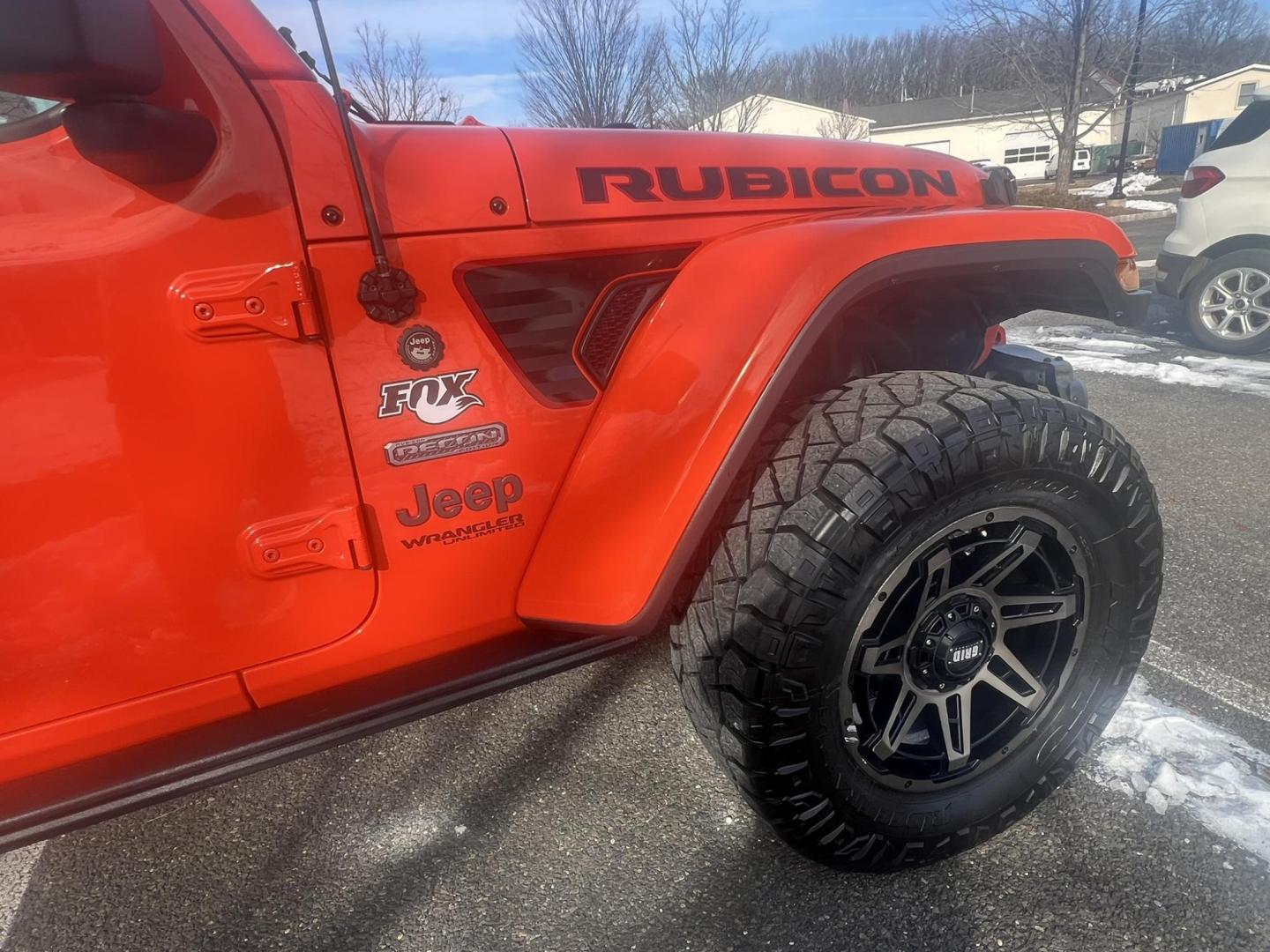2020 Orange /Black/gray Jeep Wrangler Unlimited Rubicon (1C4HJXFN8LW) with an 2.0L L4 DOHC 16V TURBO engine, 6A transmission, located at 1018 Brunswick Ave, Trenton, NJ, 08638, (609) 989-0900, 40.240086, -74.748085 - Amazing! That is how you describe this Recon Edition Rubicon. Loaded up w the every option and so many extra accessories including 37' tires, warn winch, custom exhaust, tubular nerf doors and more! This one owner Jeep was taken care of and garage kept with no expense spared and an estimate of appro - Photo#7